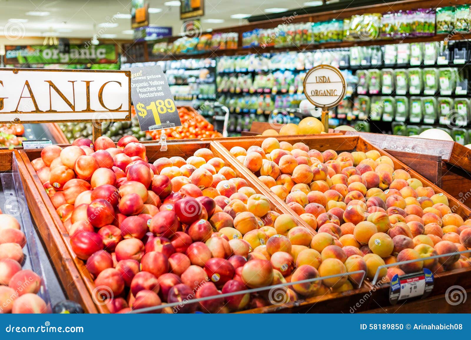 Grocery store stock photo. Image of healthy, produce 58189850