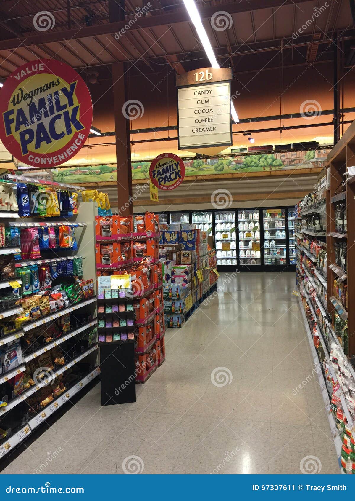 supermarket interior