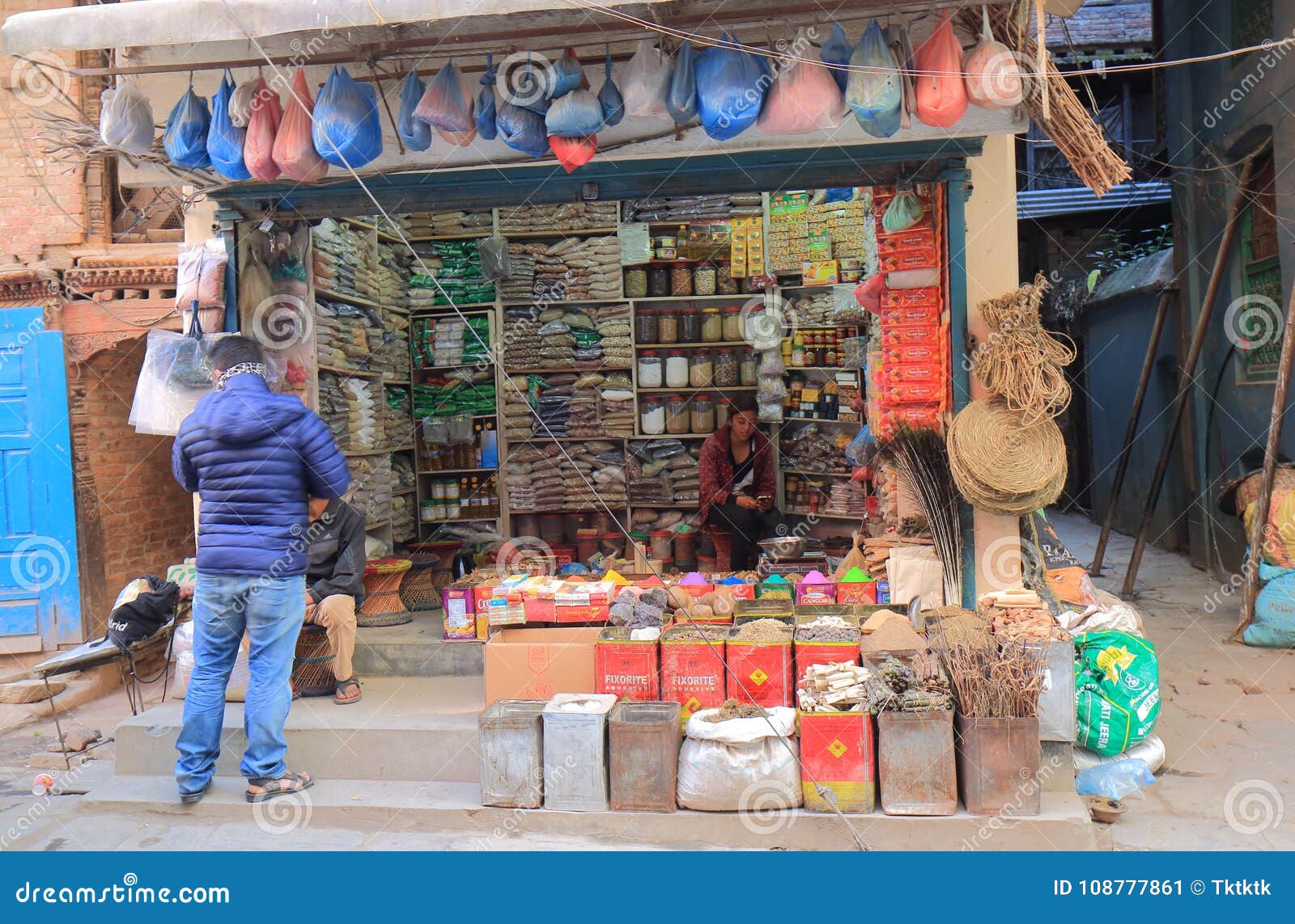 Grocery Store Kathmandu Nepal Editorial Photo - Image of city