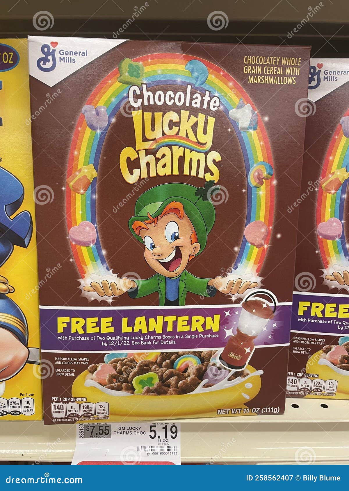 Lucky Charms Cereal Boxes