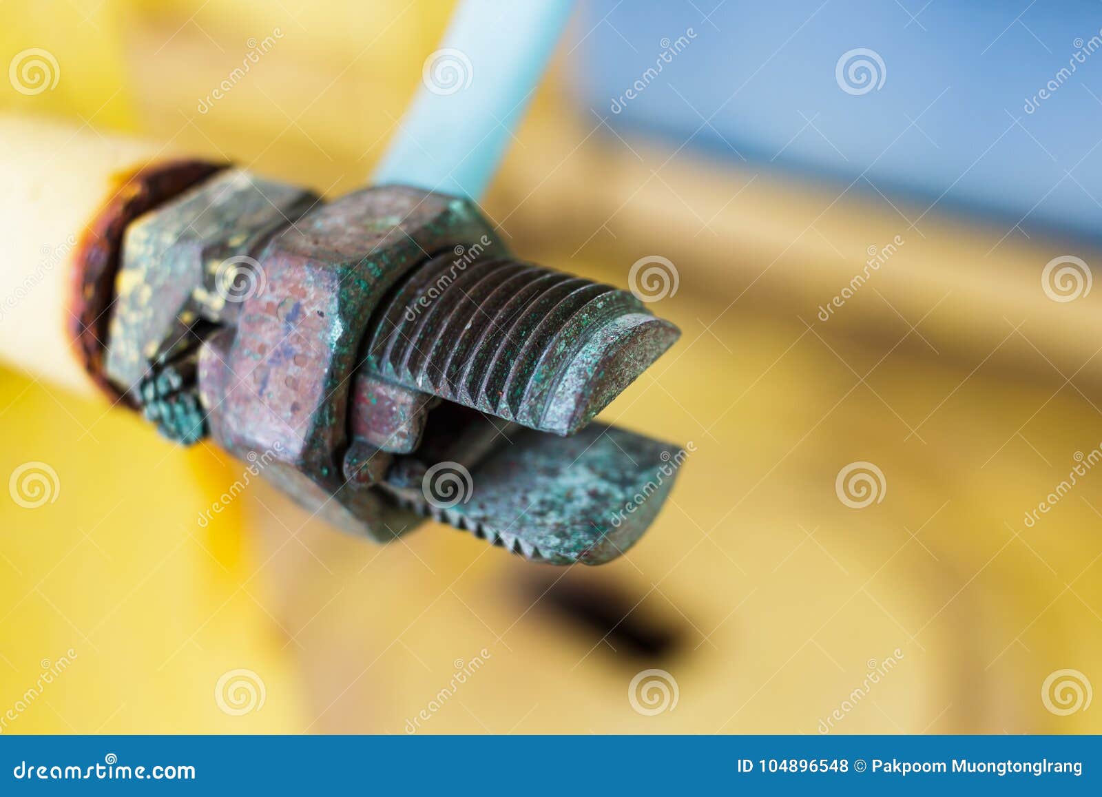 Grond wire stock photo. Image of electrical, fire, cable 104896548