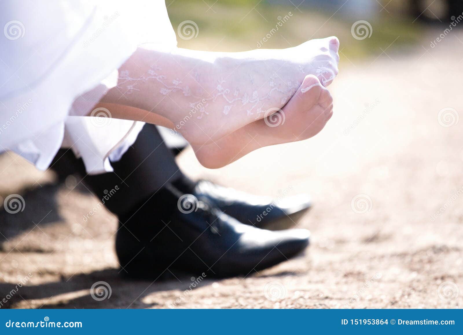 Feet of the Bride and Groom Stock Photo - Image of groom, feet: 151953864