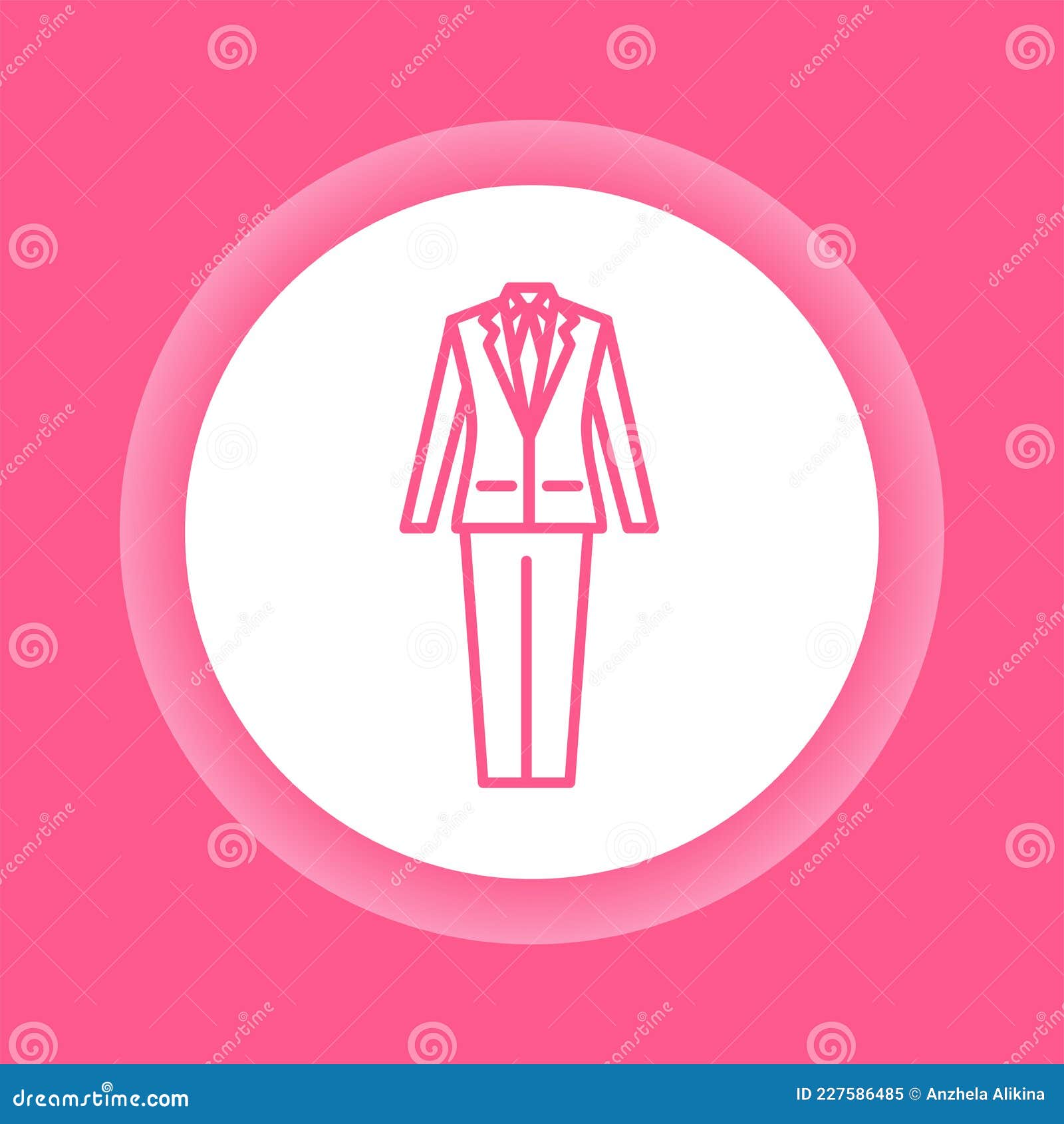 Groom S Outfit Line Color Icon. Men S Suit. Wedding Boutique Stock Vector -  Illustration of flat, businessman: 227586485