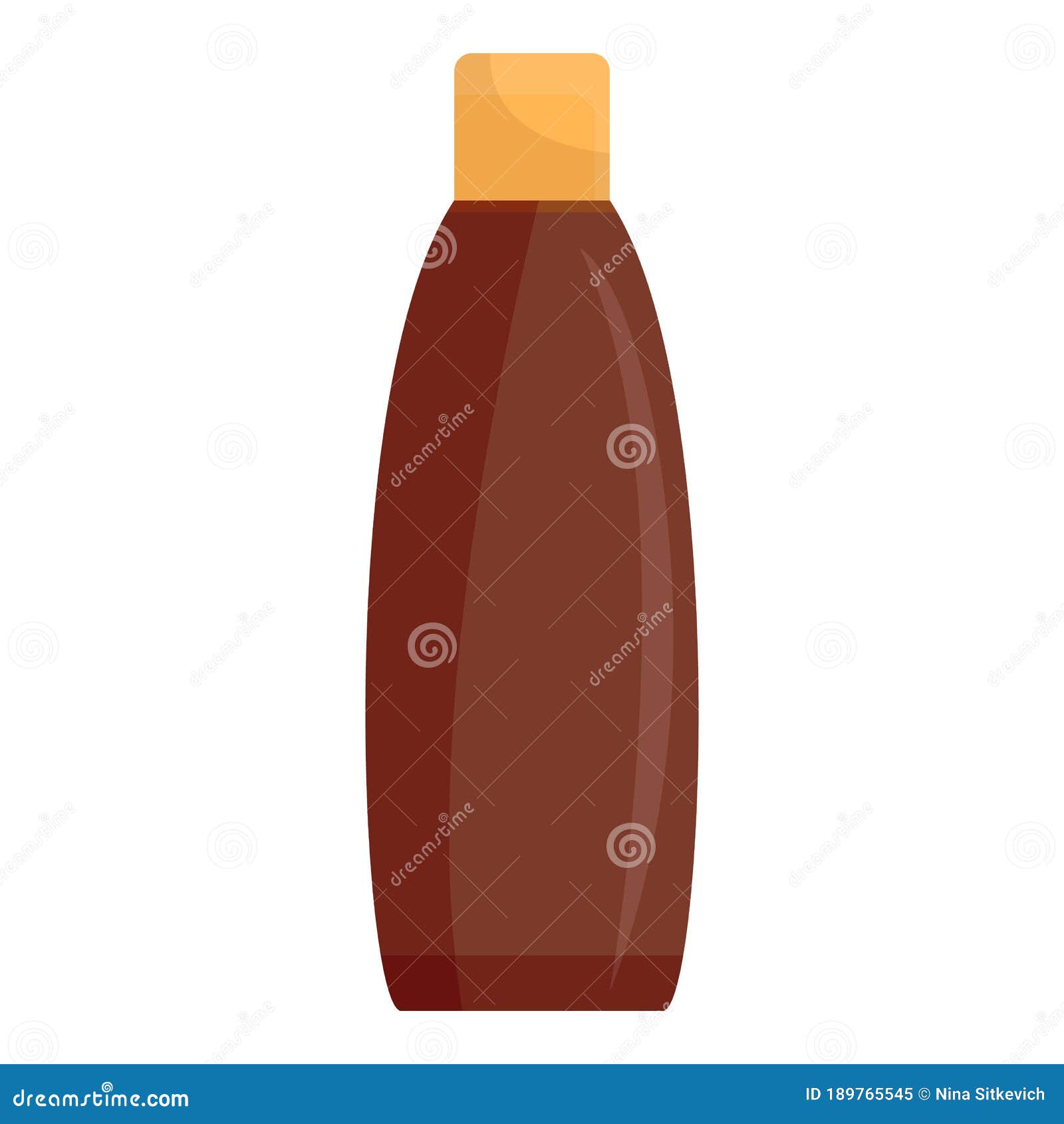 Groomer Conditioner Bottle Icon, Cartoon Style Stock Vector