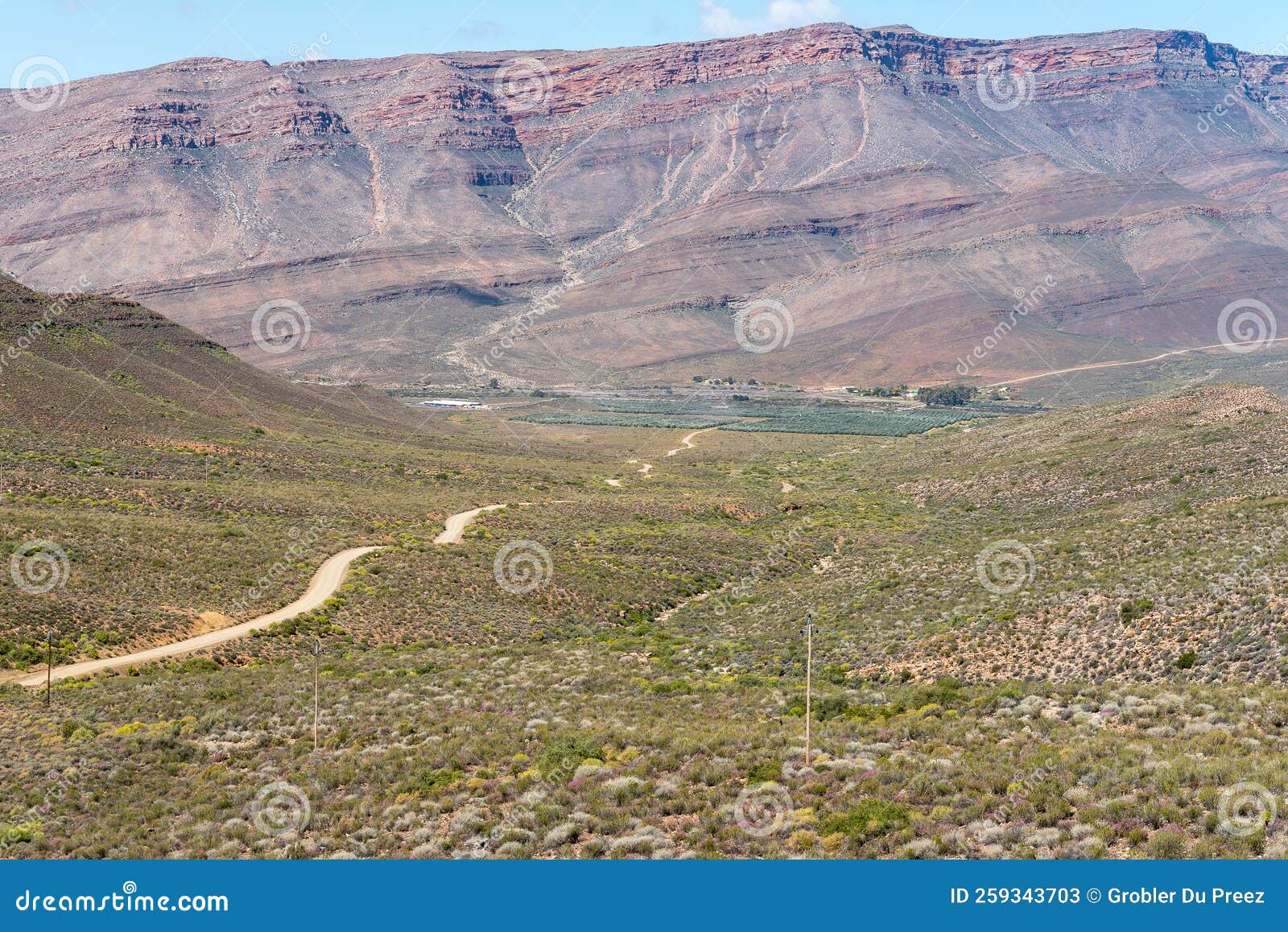 grootrivier pass as viewed from the blinkberg pass