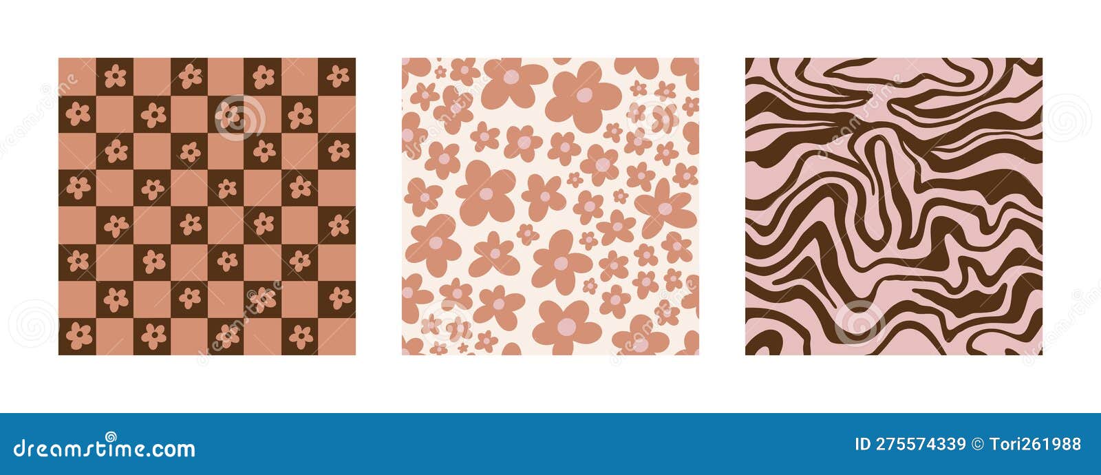 groovy patterns with daisy, wave, chess, mesh.