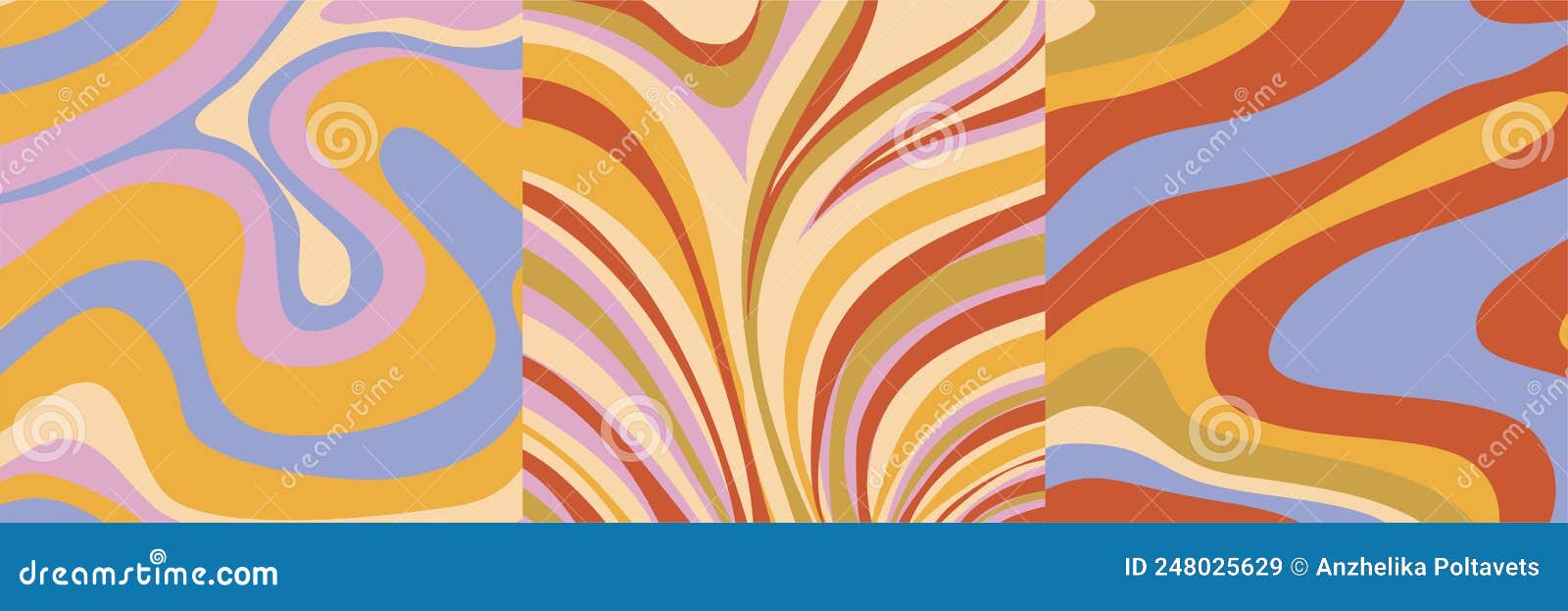 70s background swirl