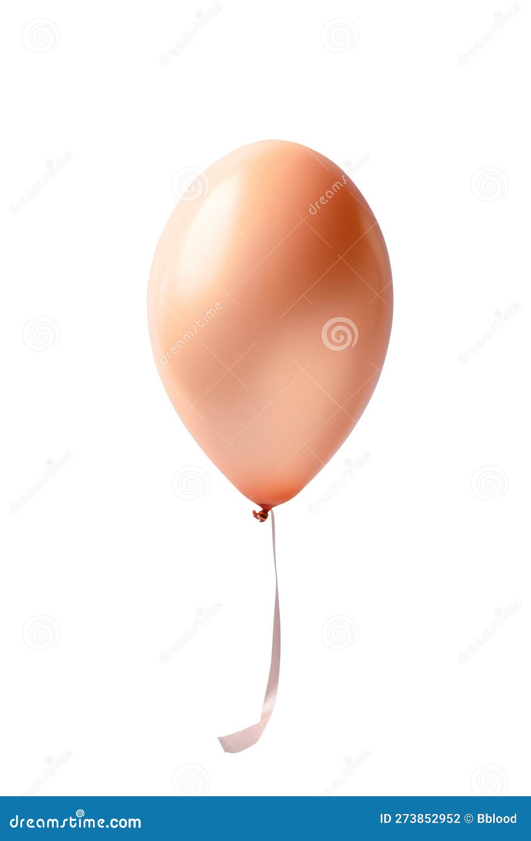 Gros Ballon En Latex Gonflable à L'hélium Isolé Sur Fond Blanc. Ai