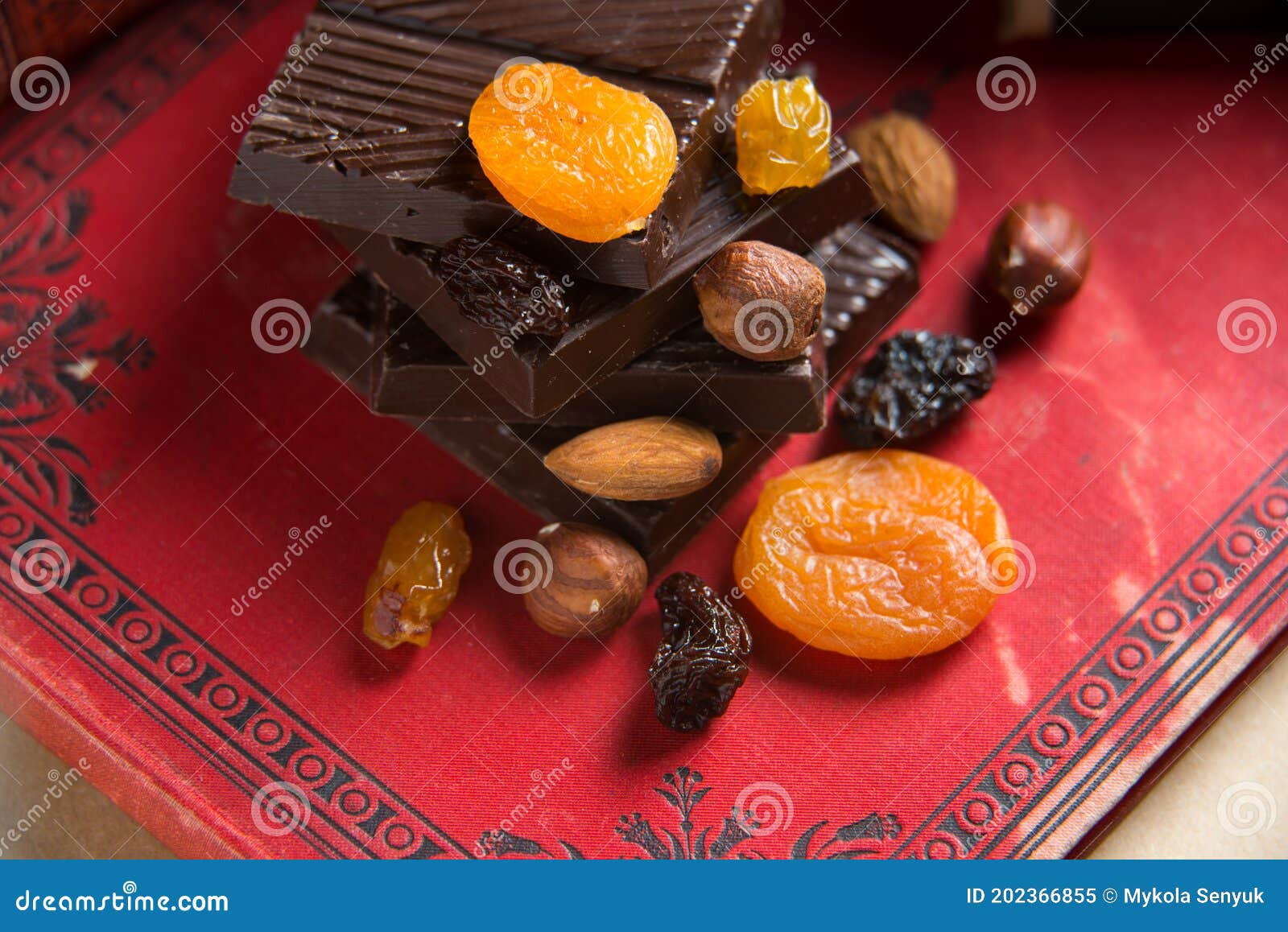Bonbons Au Chocolat Faits Maison Avec Des Noix Et Des Fruits Secs