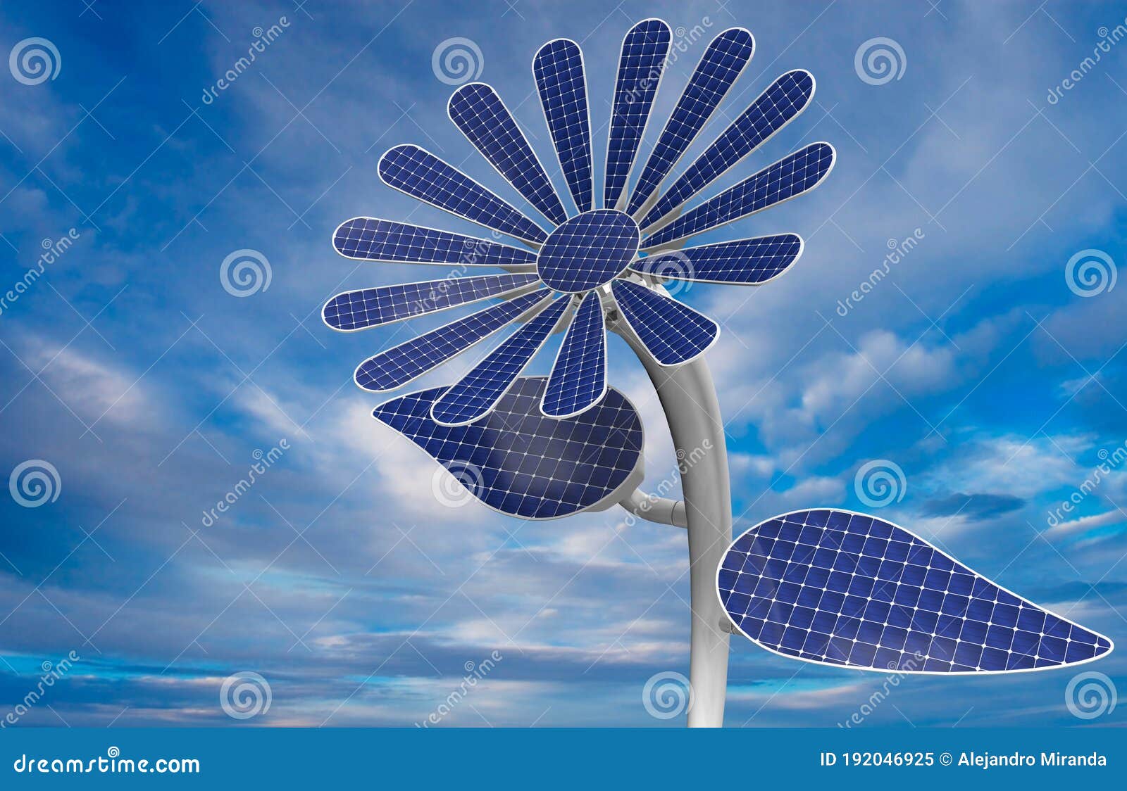 Découvrez le panneau solaire en forme de fleur