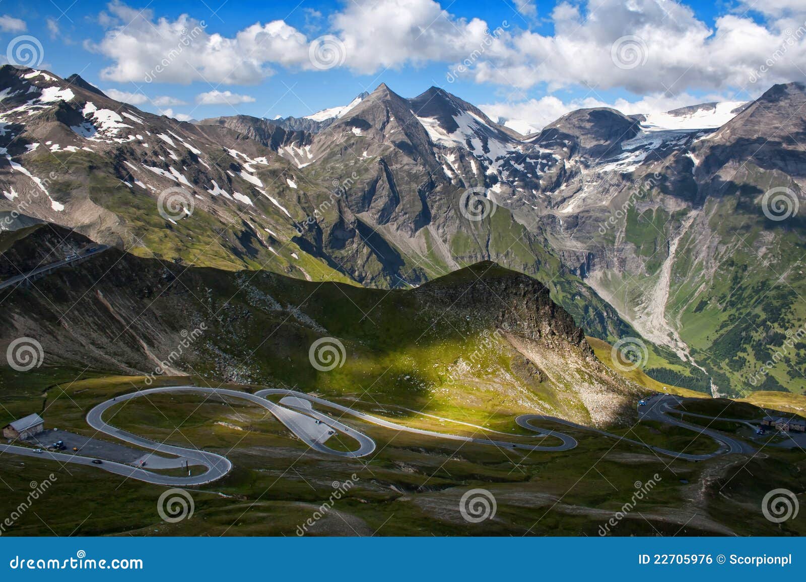 Grossglockner High Alpine Road, Stock Photo Image of hill, alps 22705976
