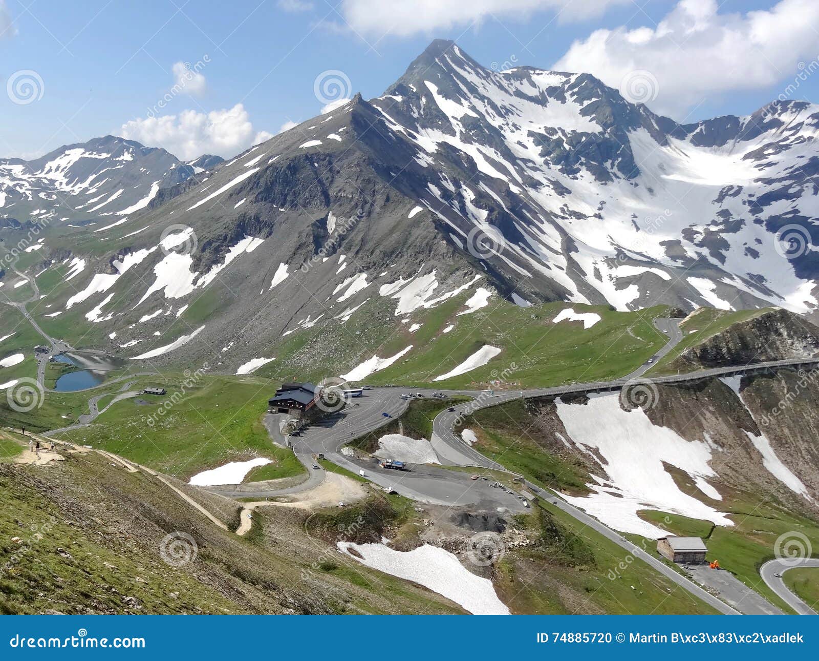 Grossglockner Mountain in Austria Stock Photo Image of outdoors