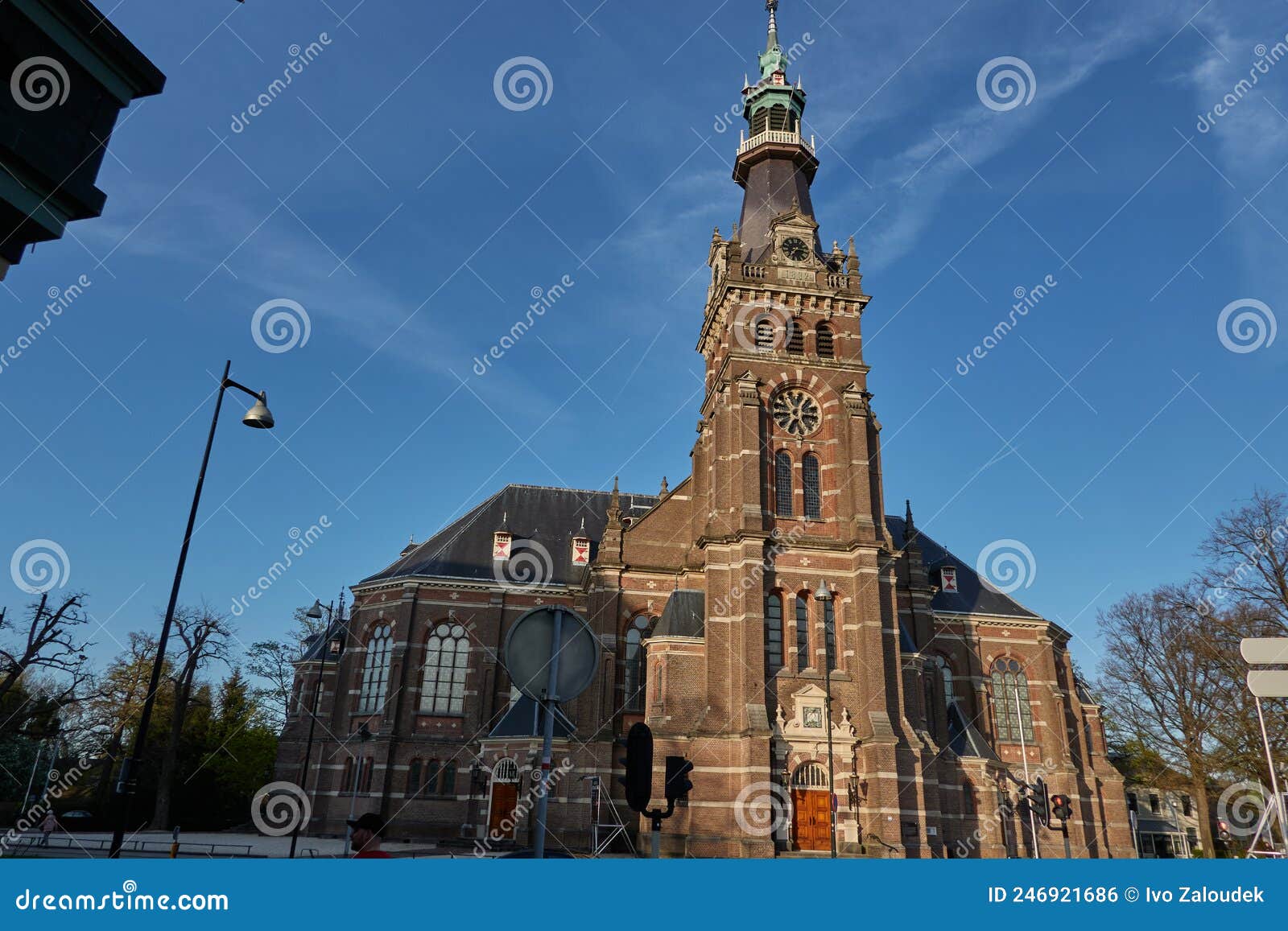 De Grote Kerk Apeldoorn Apeldoorn, Netherlands - April 19, 2022 - the Grote Kerk at the Town of