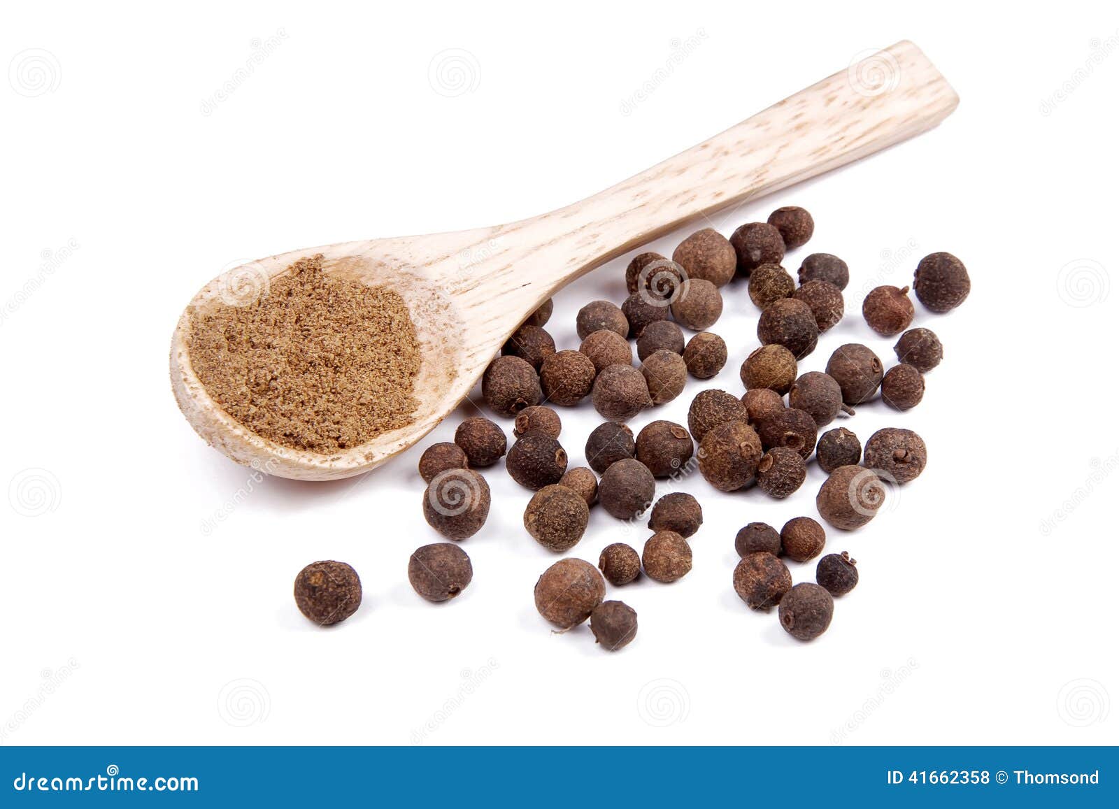 Ground Allspice Pepper Stock Photography 28843604