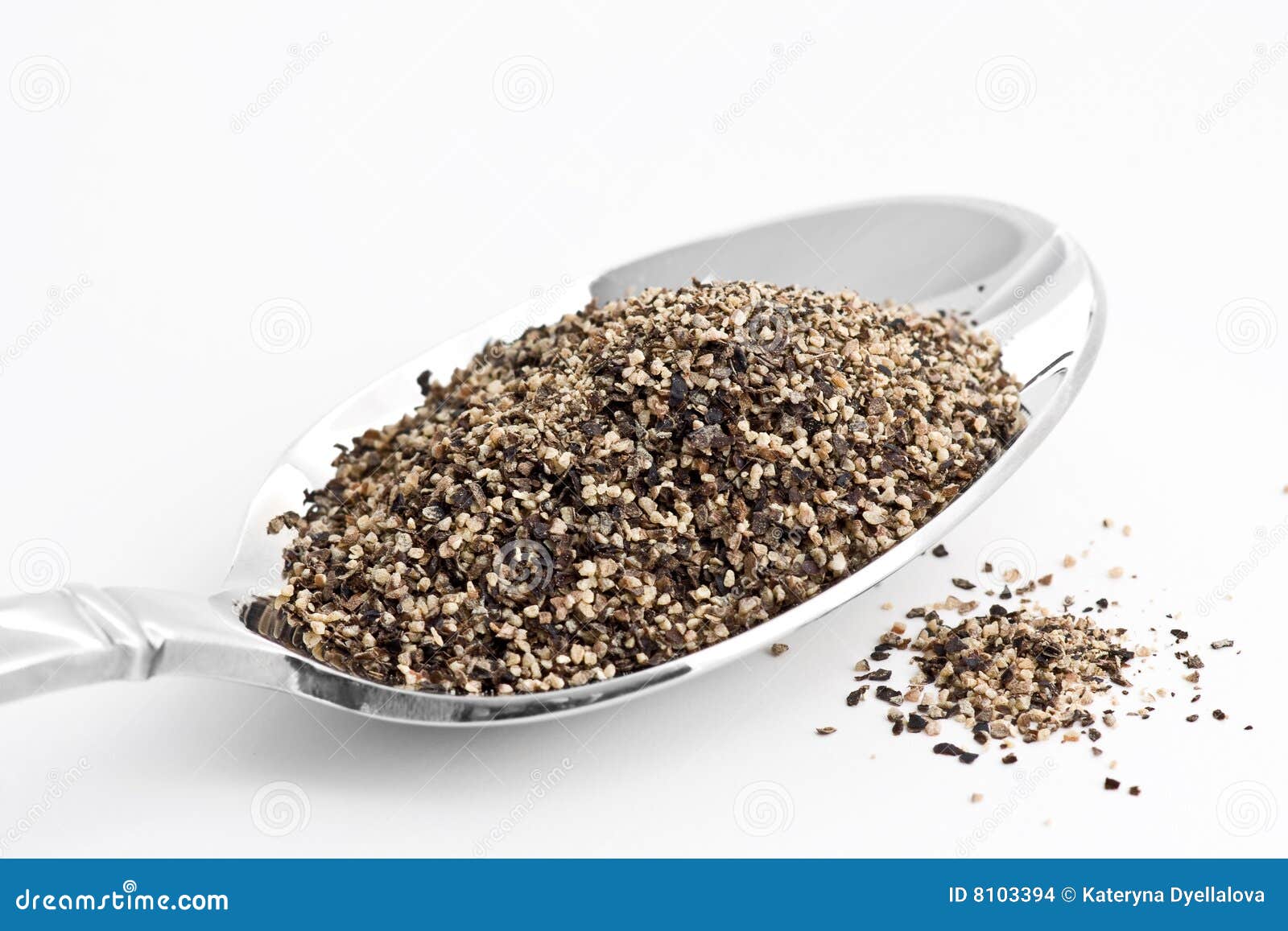 Ground Black Pepper stock photo. Image of pepper, herb 8103394