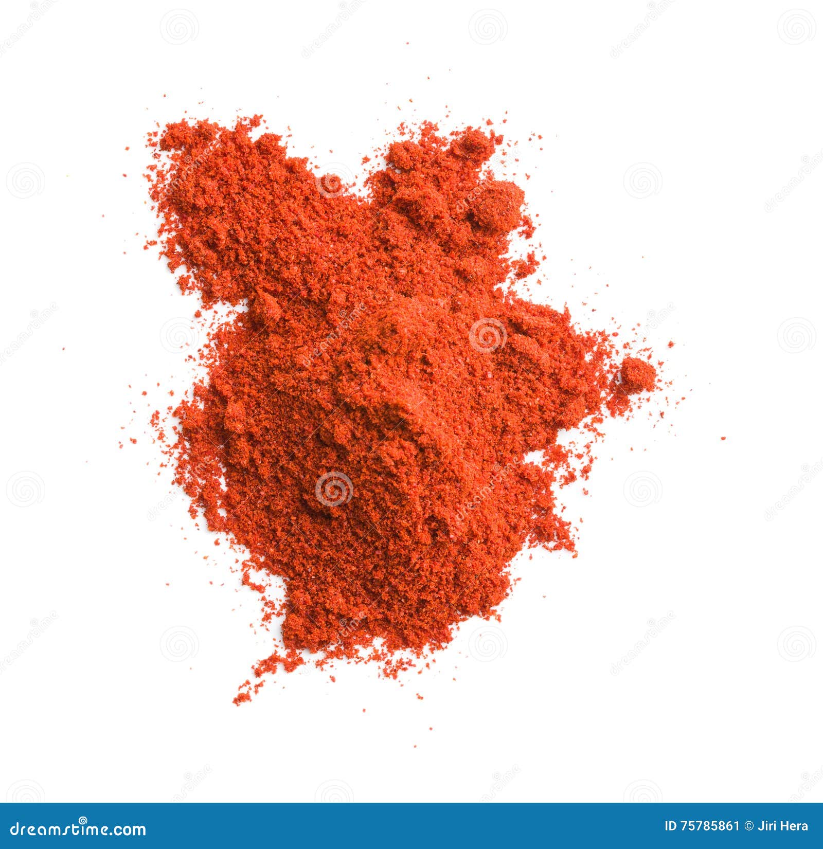 Ground chili pepper. stock image. Image of isolated, spice 75785861