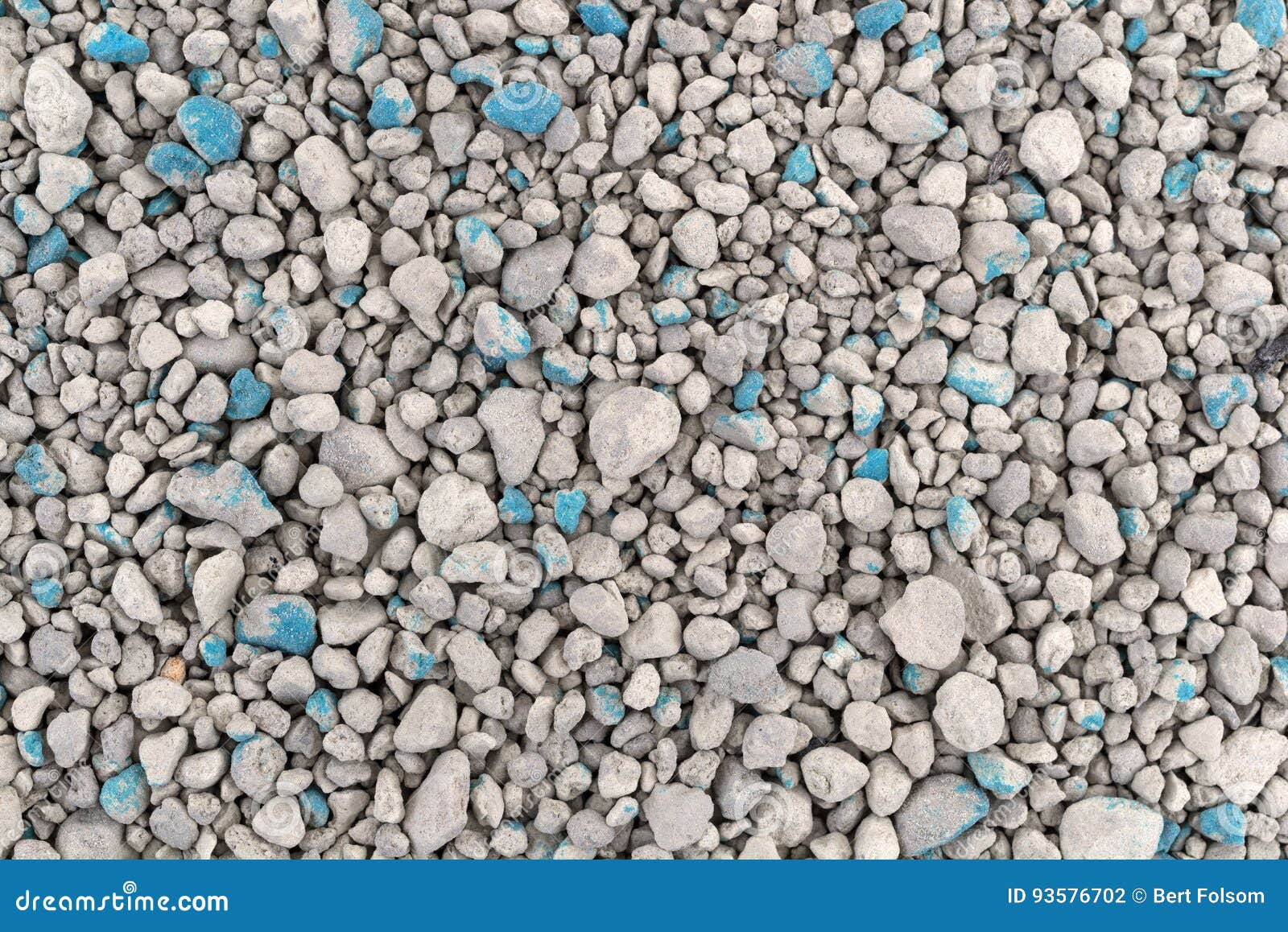 Ground Clay Cat Litter Close View Stock Photo Image of blue, ground