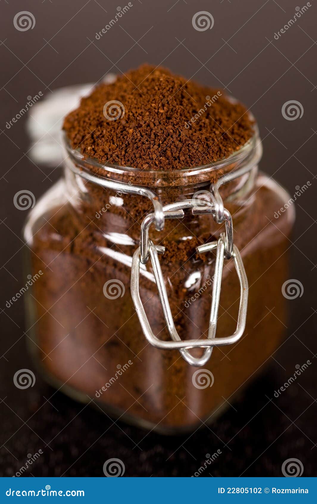 Ground coffee is Arabica stock photo. Image of beverage 22805102