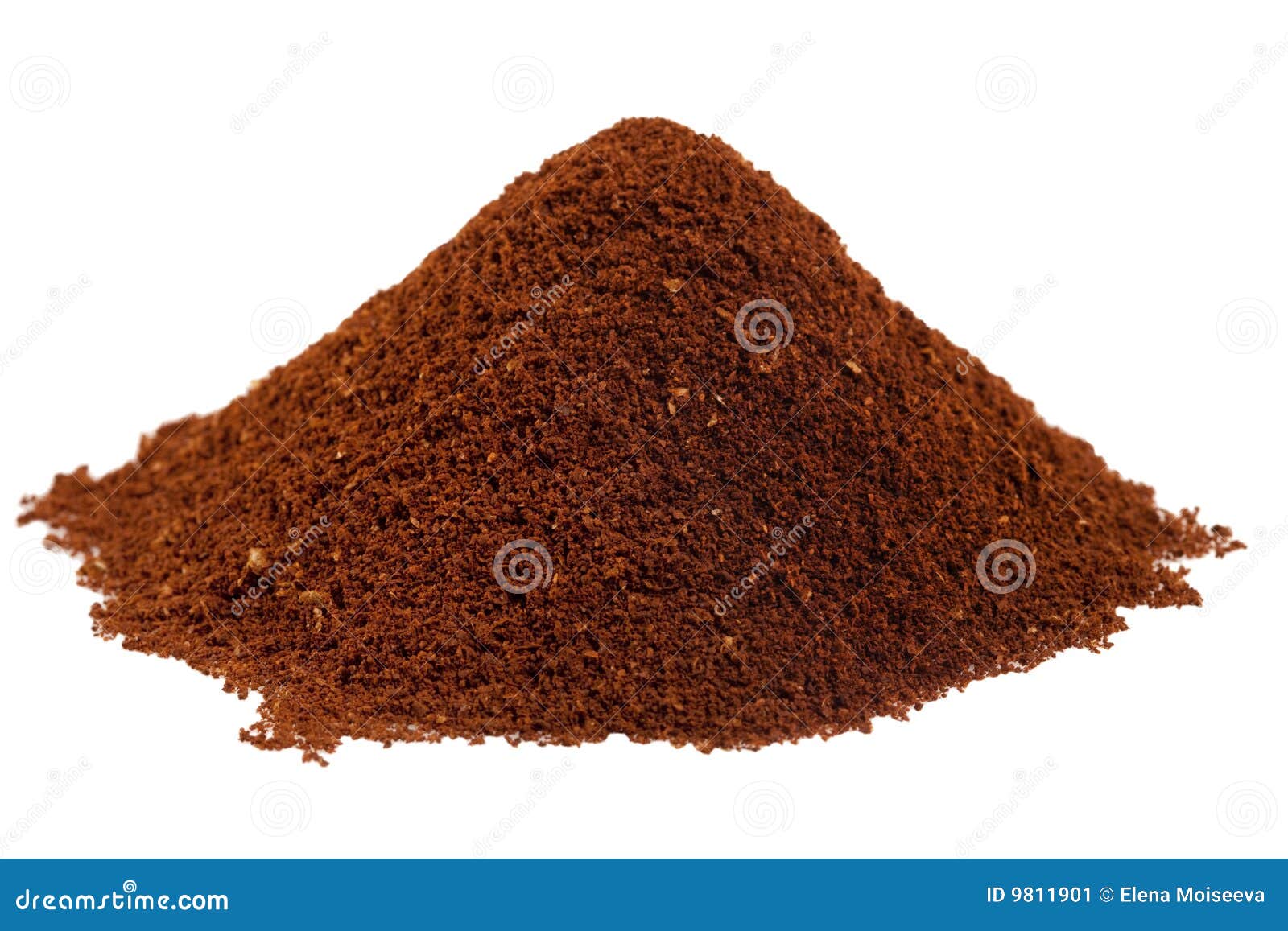 ground coffee beans in a pile