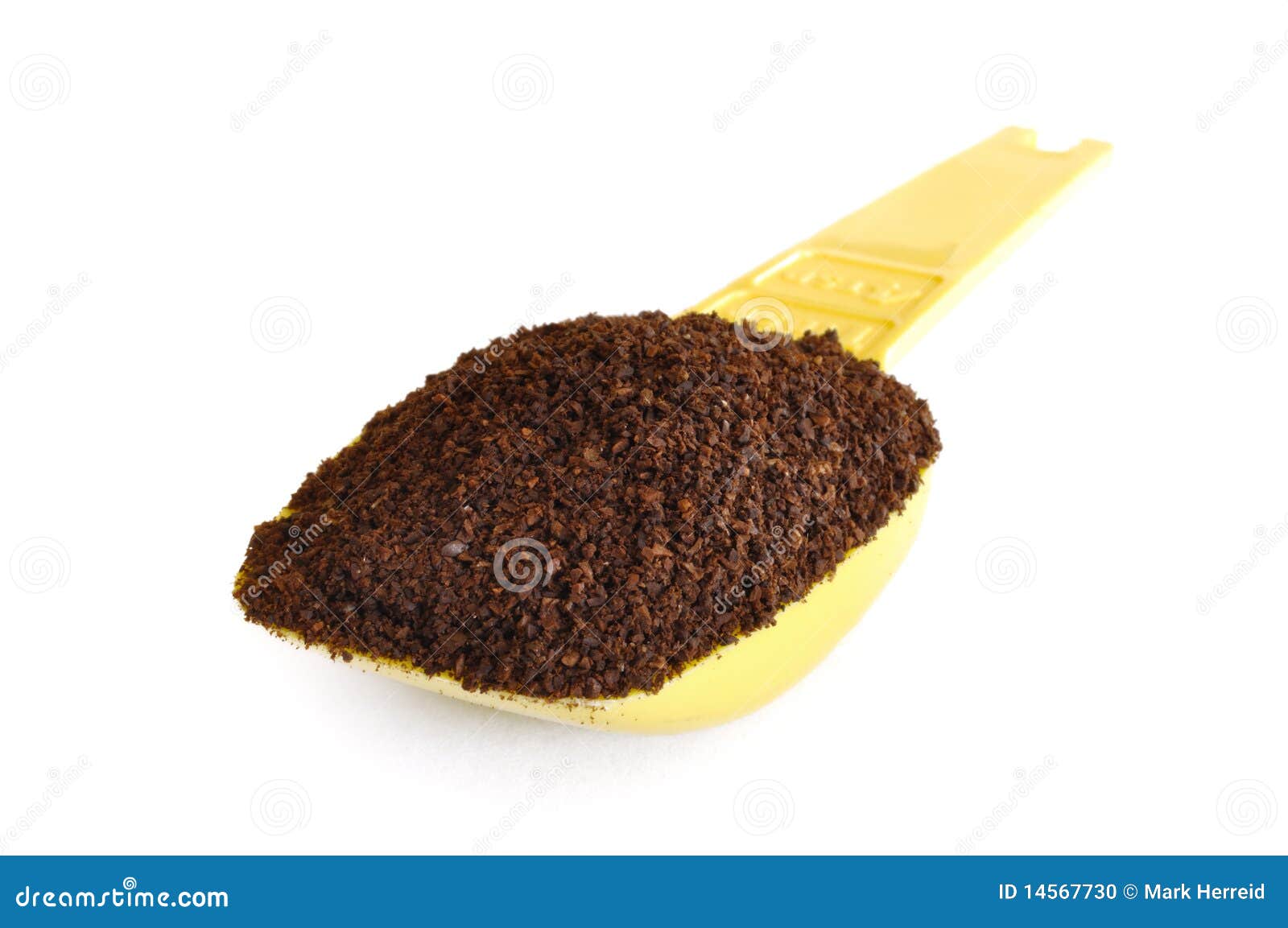 Ground Coffee in a Measuring Spoon Stock Photo Image of ground