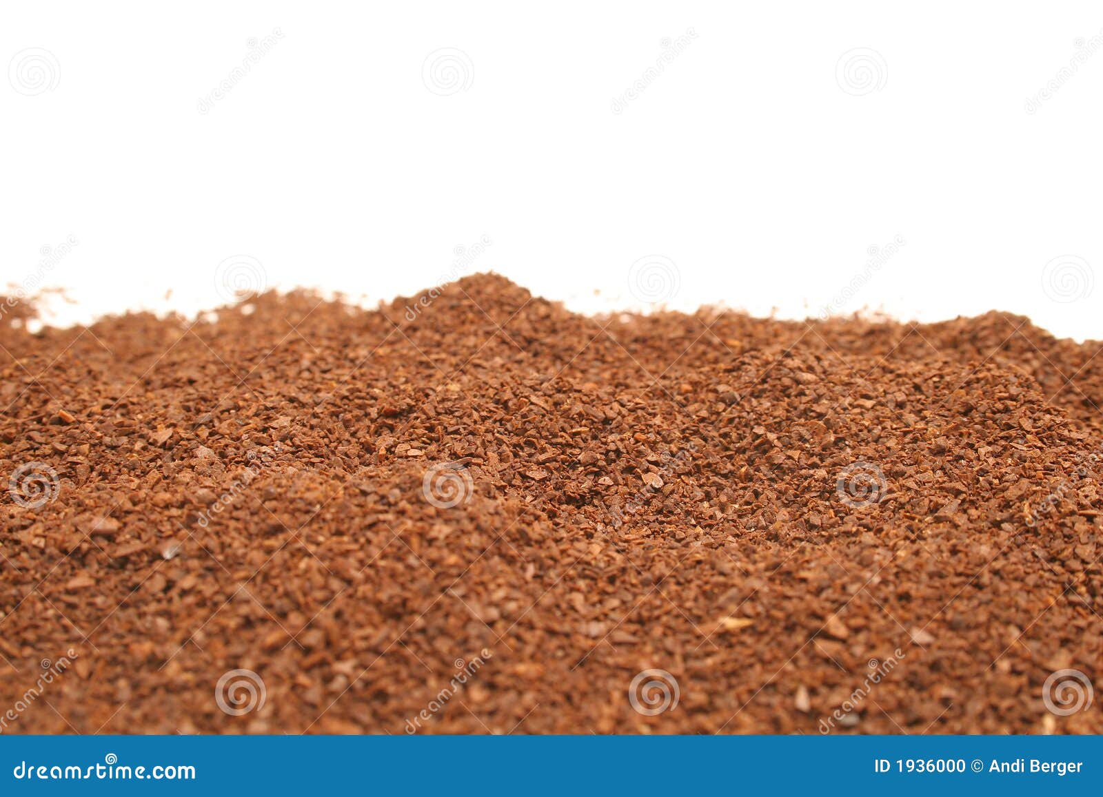 Ground Coffee on white stock photo. Image of coffee, perk 1936000
