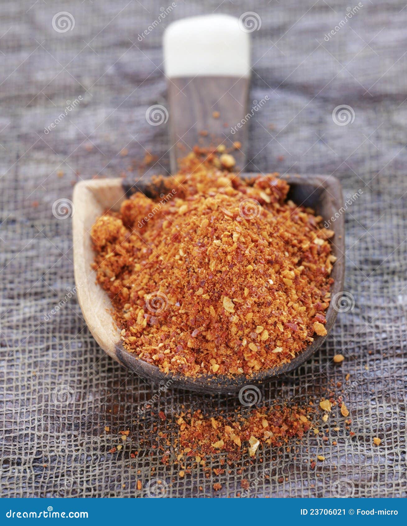 Ground Espelette pepper stock image. Image of color, spice 23706021