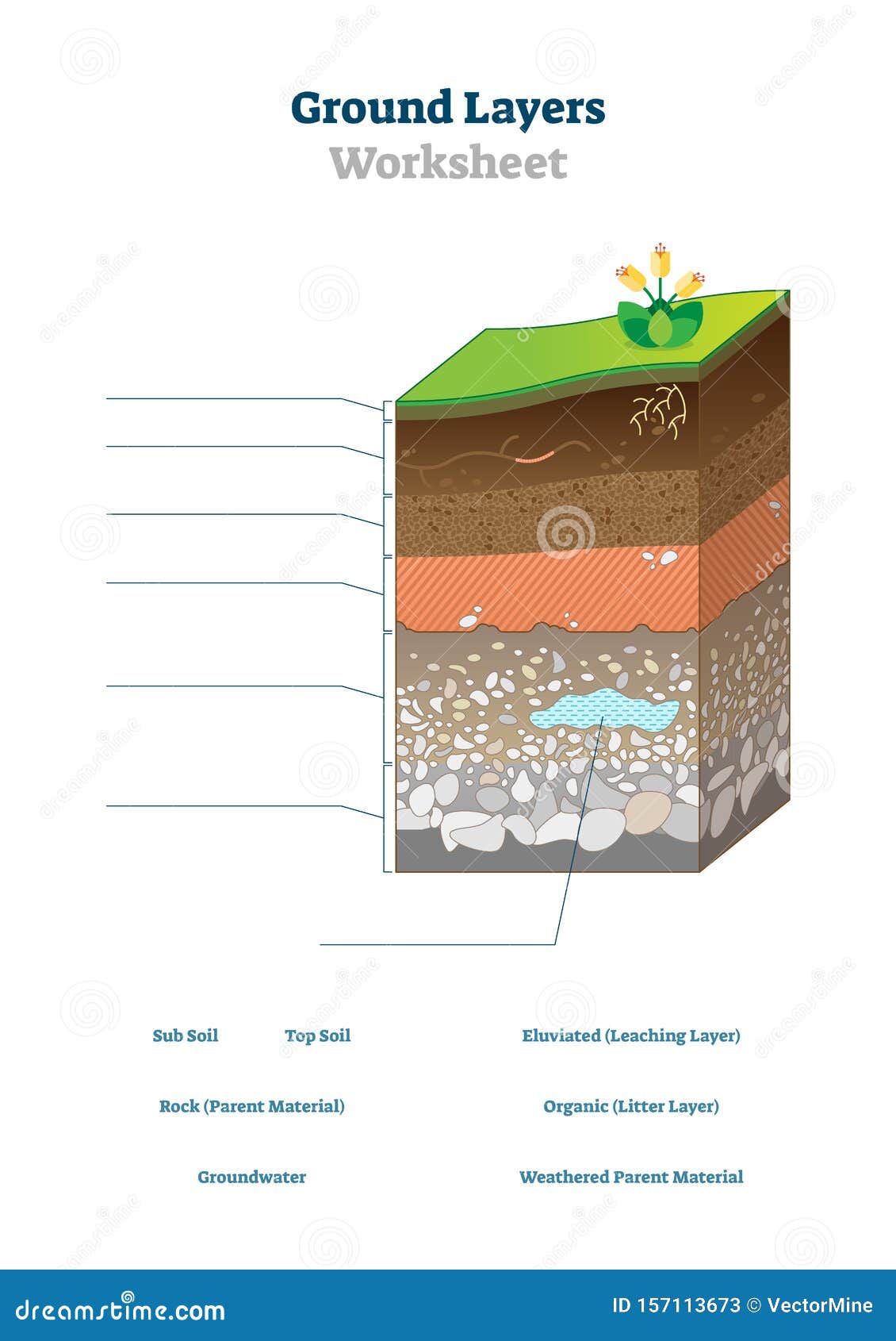 Worksheet rock strata Rocks for