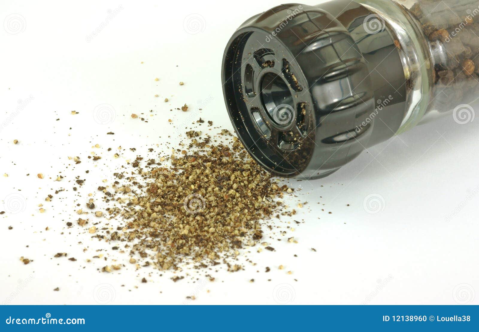 Ground peppercorns stock photo. Image of freshly, poised 12138960