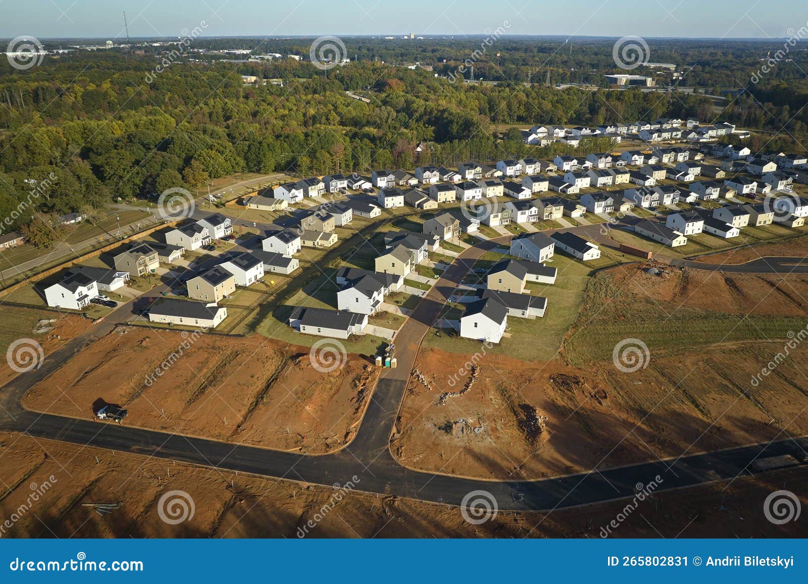 Ground Prepared For Building Of New Residential Houses In South ...