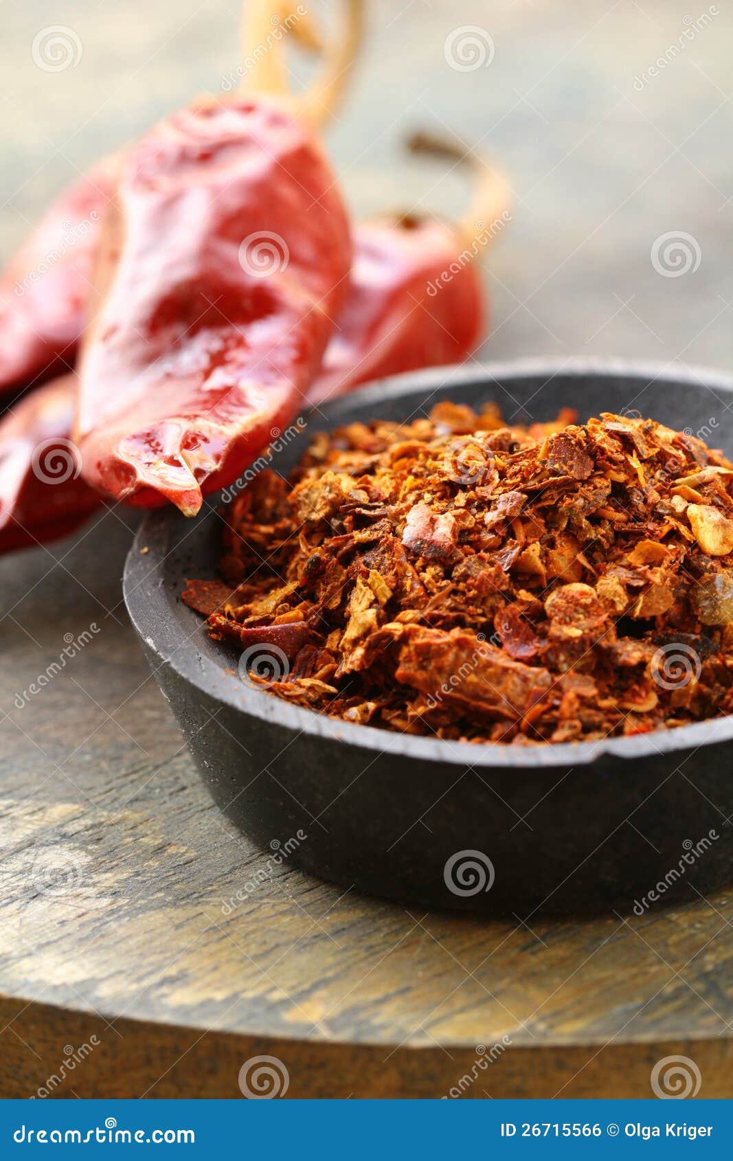 Ground Red Paprika (pepper) Stock Photo Image of mexican, culinary 26715566
