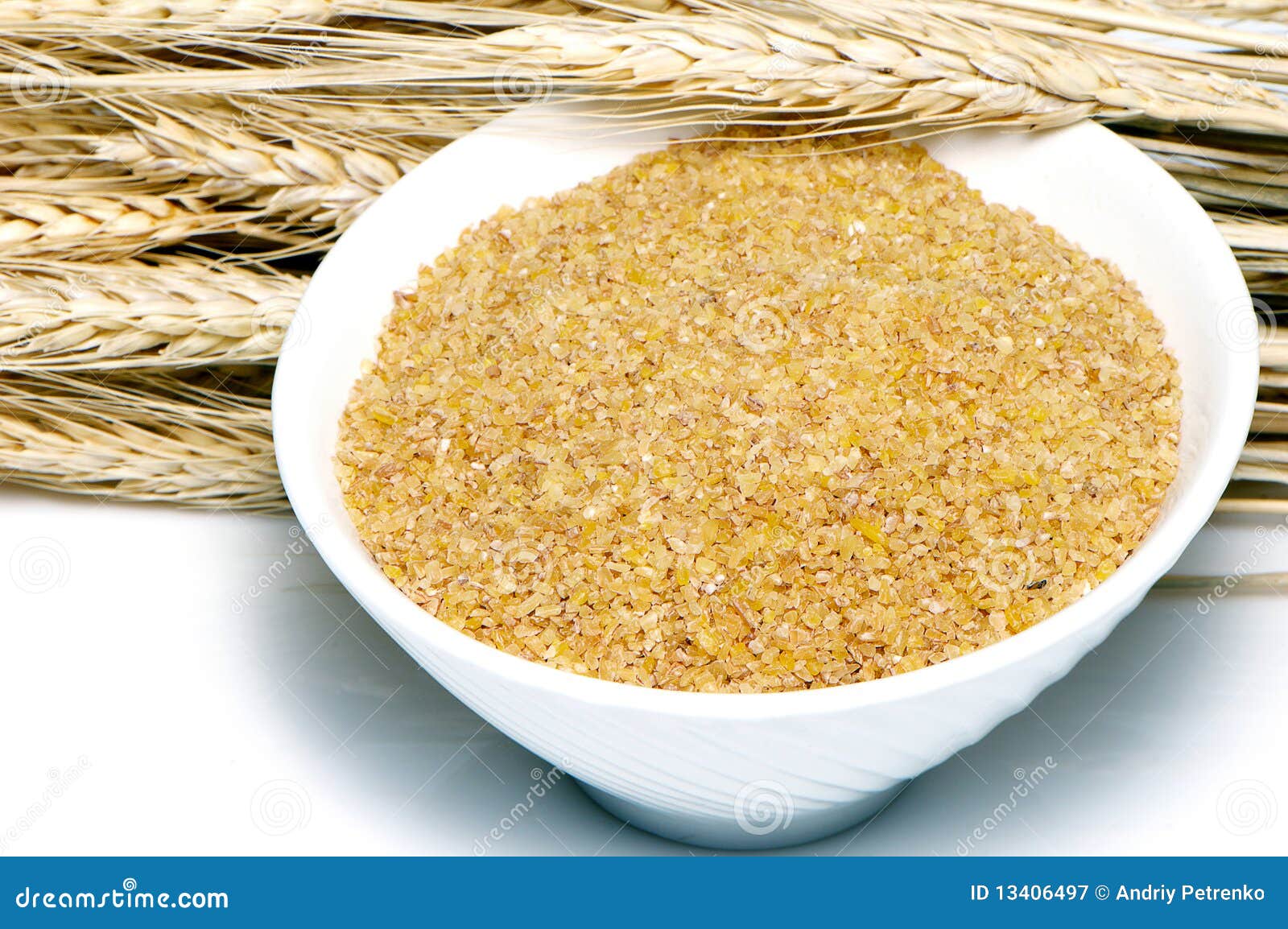 Ground Wheat Frame. Trigo Para Quibe. Kibbeh Stock Photography