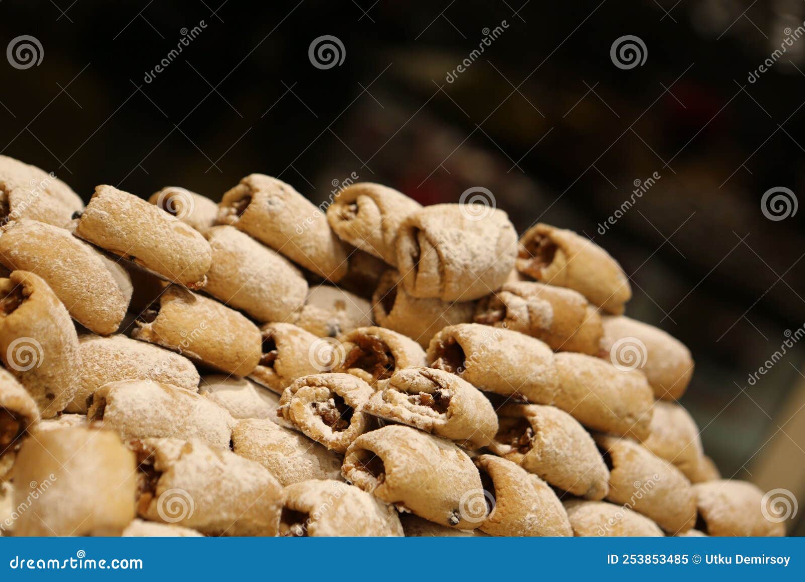 Group of Assorted Cookies. Chocolate Chip, Oatmeal Raisin, White
