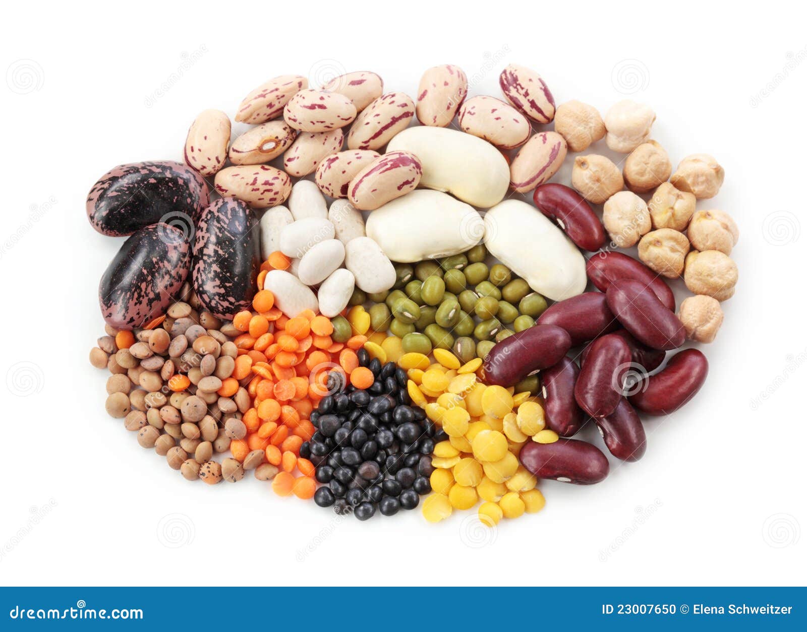 group of beans and lentils