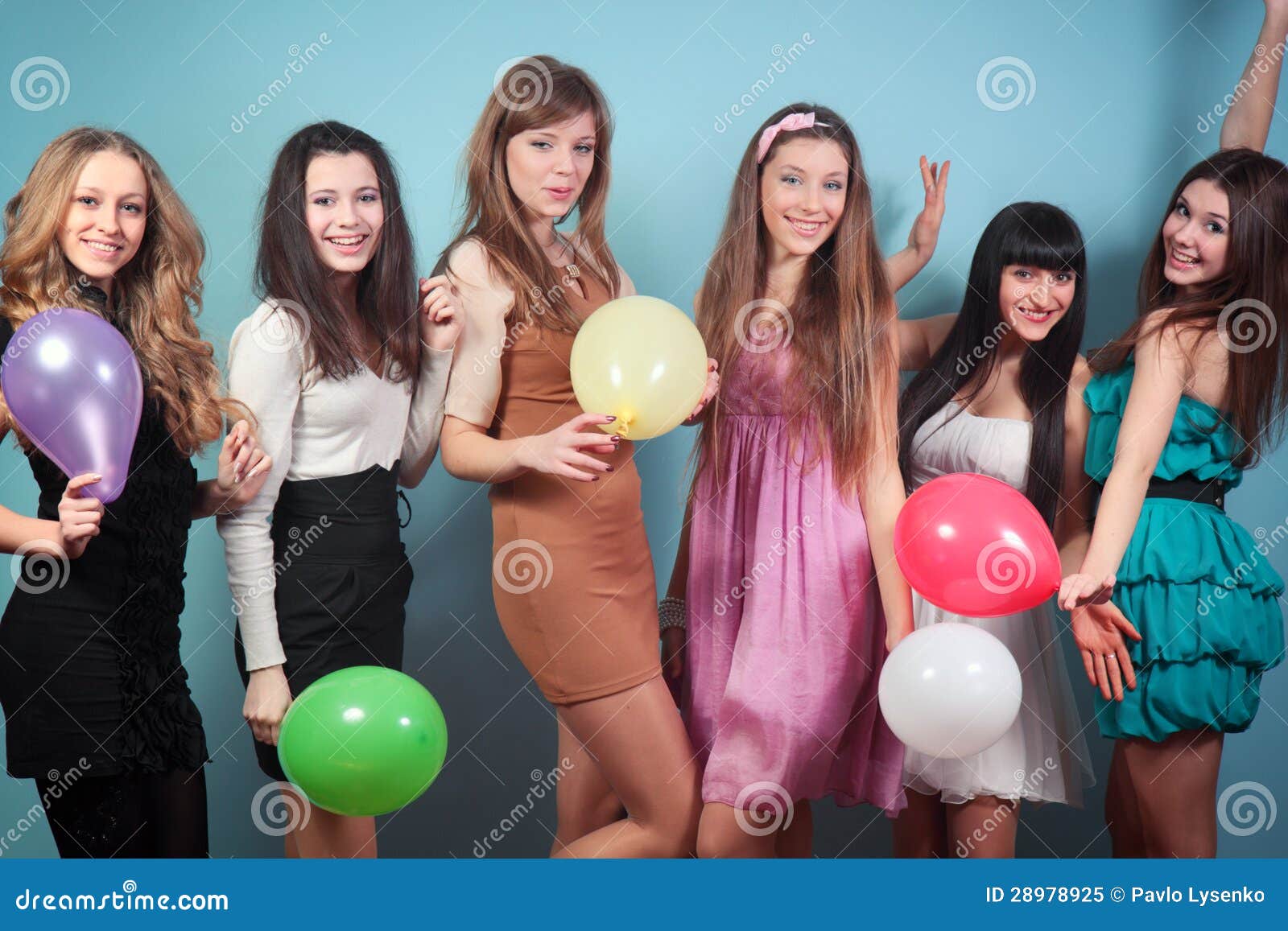 Group Of Beautiful Girls At The Party Stock Image - Image Of Culture,  Caucasian: 28978925