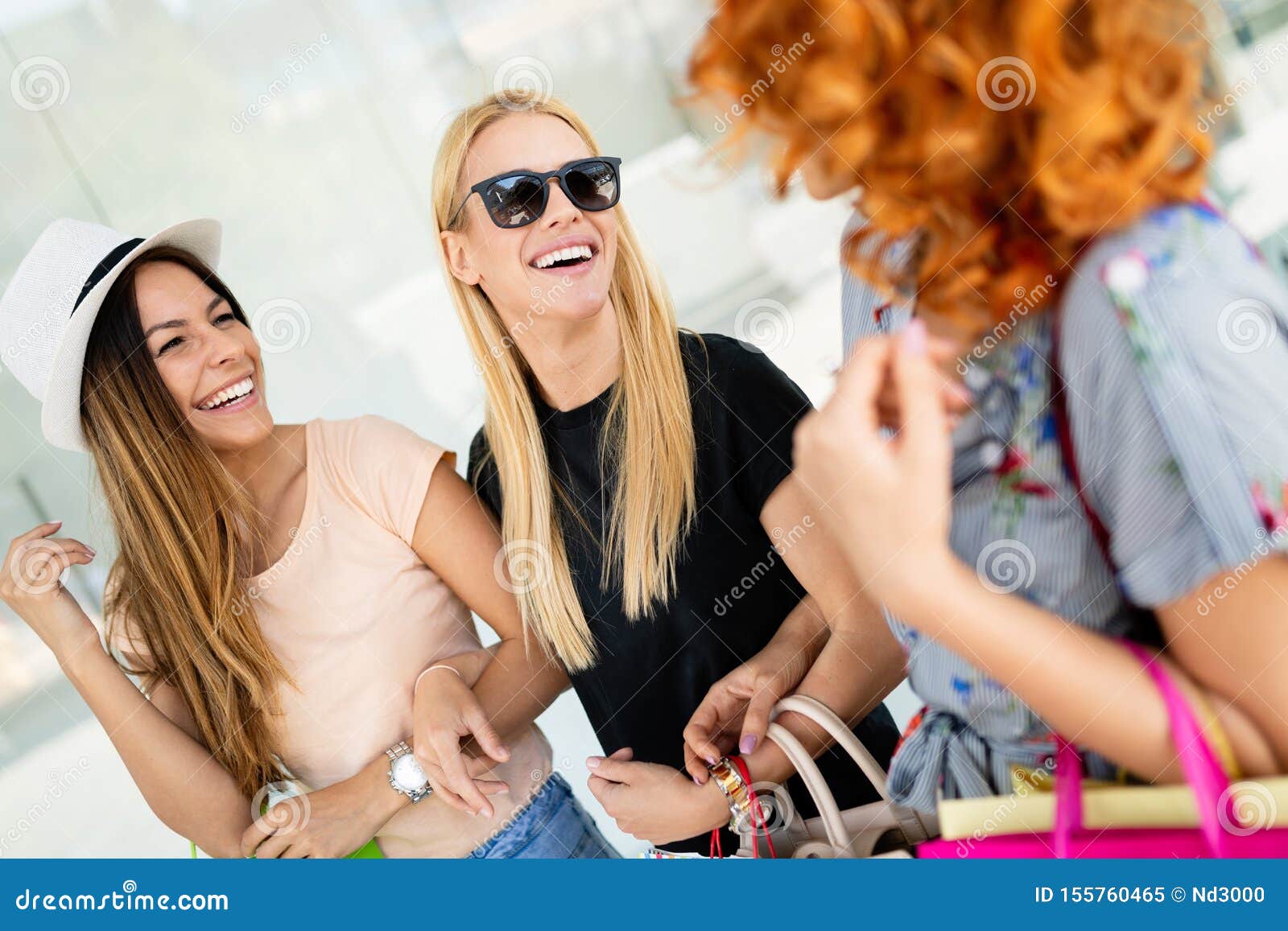 Group of Beautiful Women Smiling and Having Fun Together Stock Image ...