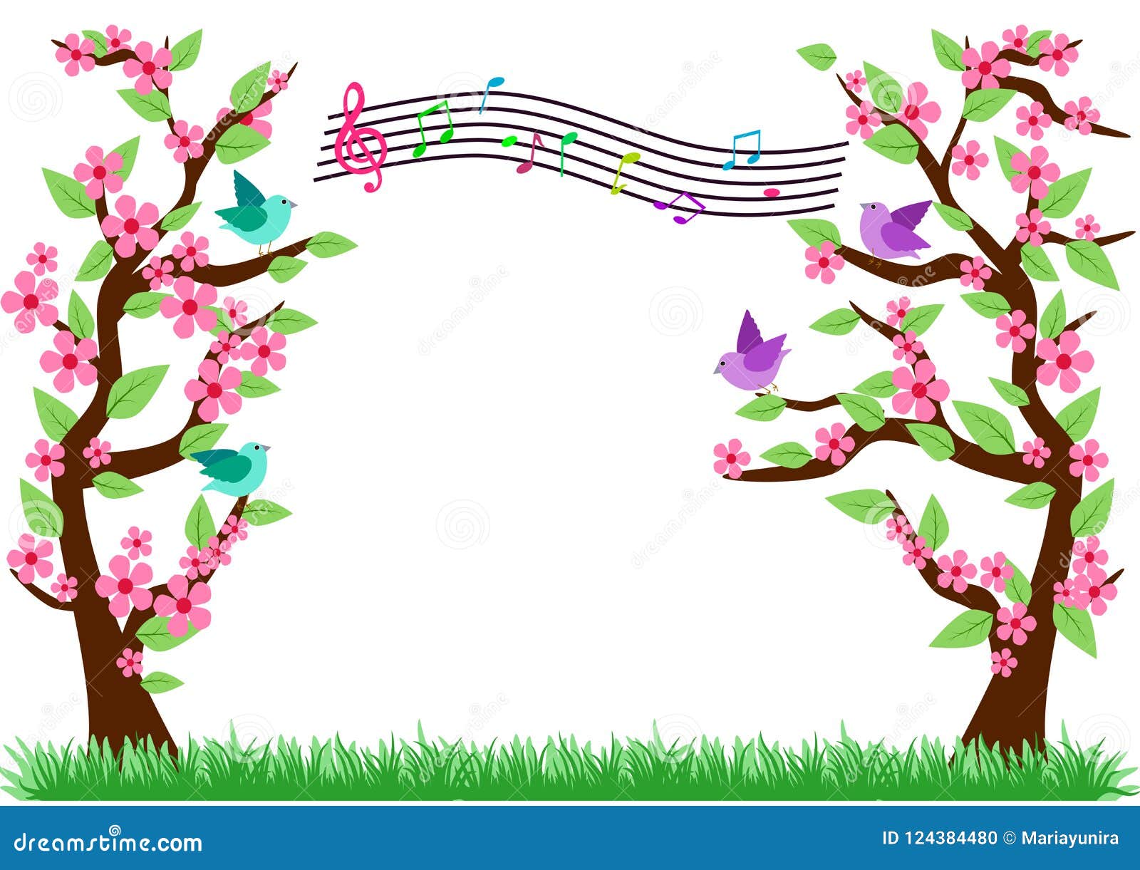 Birds Singing Tree Music Stock Illustrations 102 Birds Singing Tree Music Stock Illustrations Vectors Clipart Dreamstime