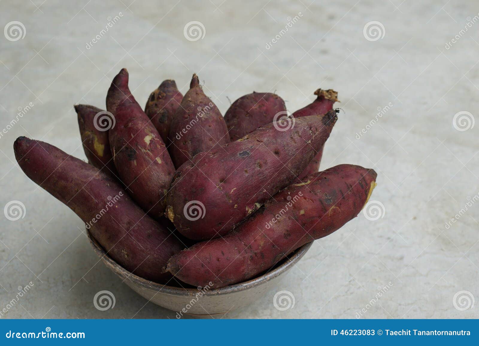 Group of Boil Sweet Potato in the Bowl 2 Stock Image Image of health