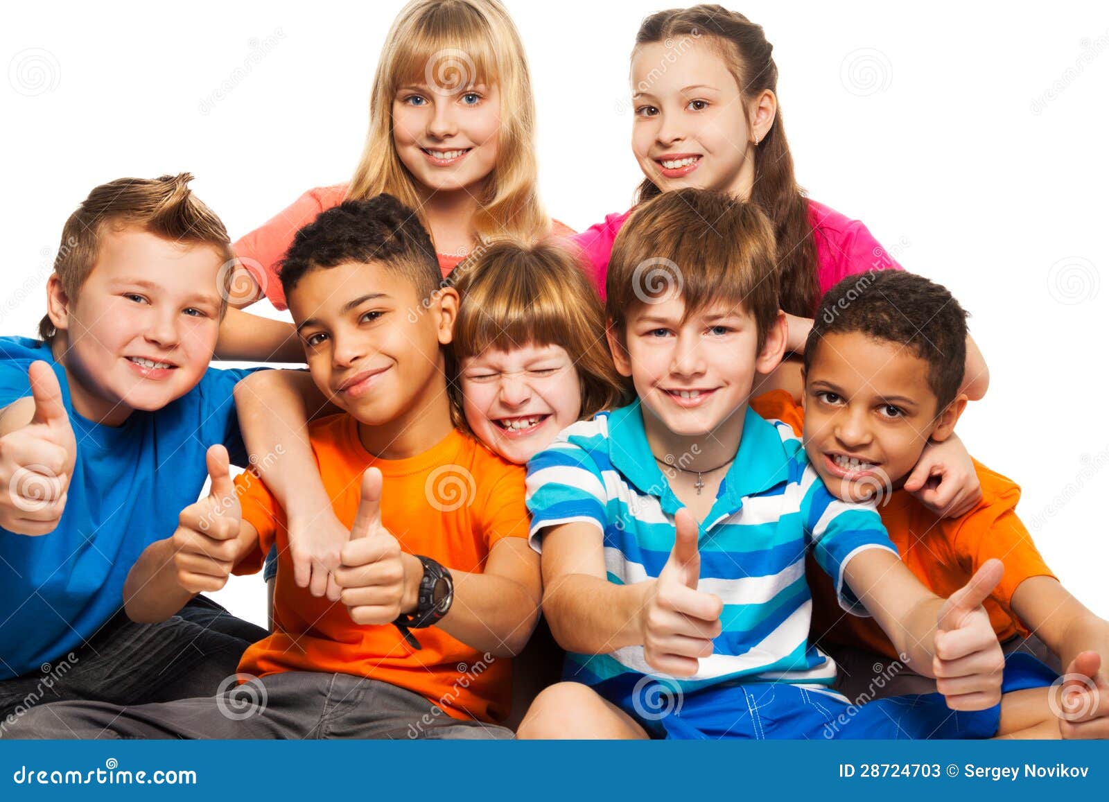Group of boys and girls stock image. Image of laughing 28724703