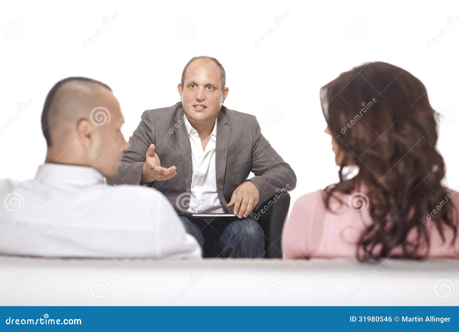 Group of Businesspeople Discussing Stock Photo Image of leadership