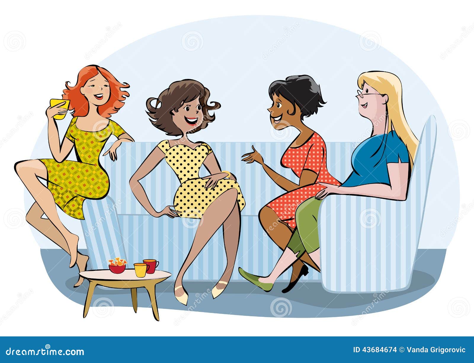Group Chatting Women Cartoon Stock Illustrations – 723 Group Chatting Women  Cartoon Stock Illustrations, Vectors & Clipart - Dreamstime
