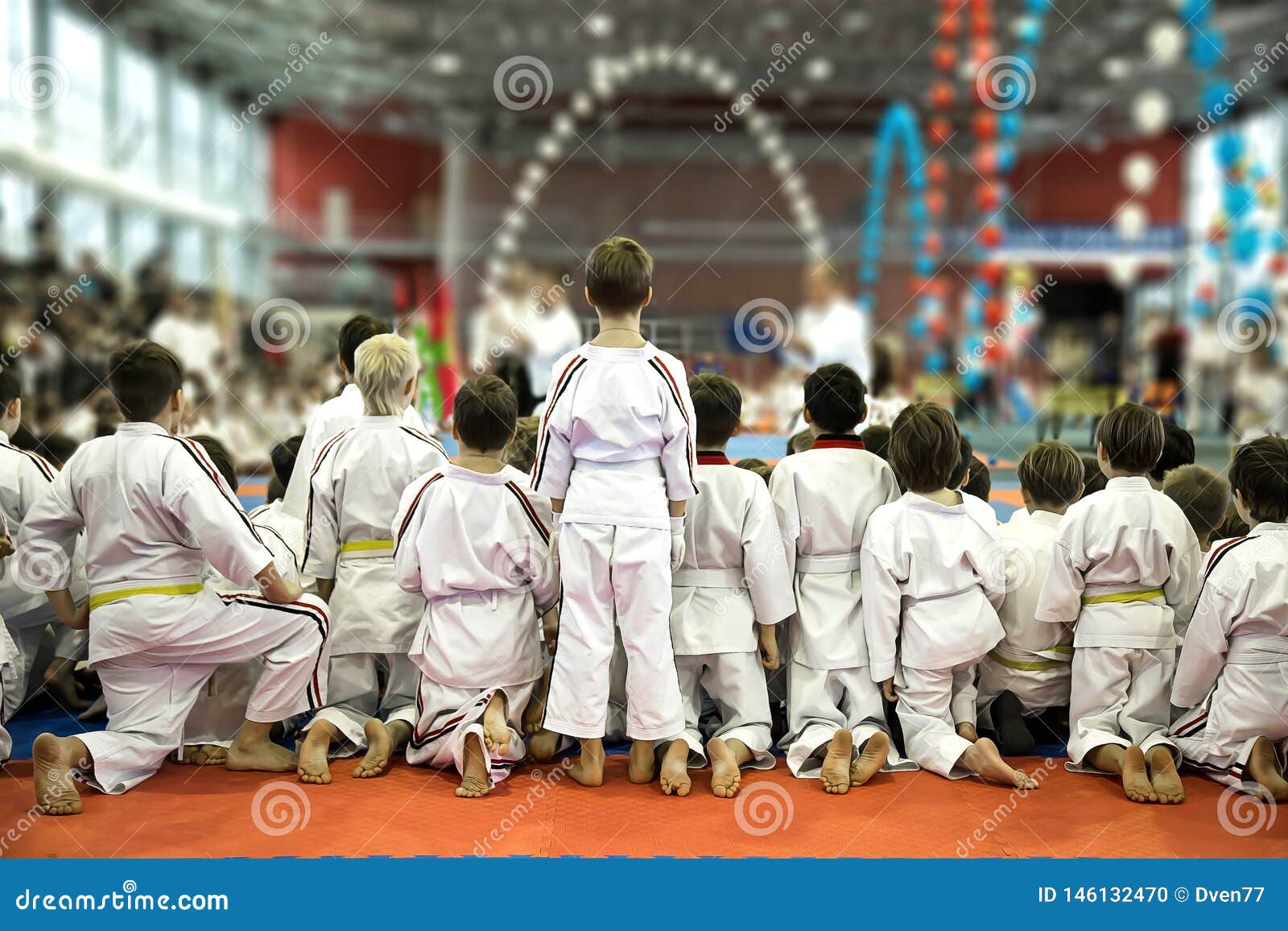 A Group of Children in Kimono