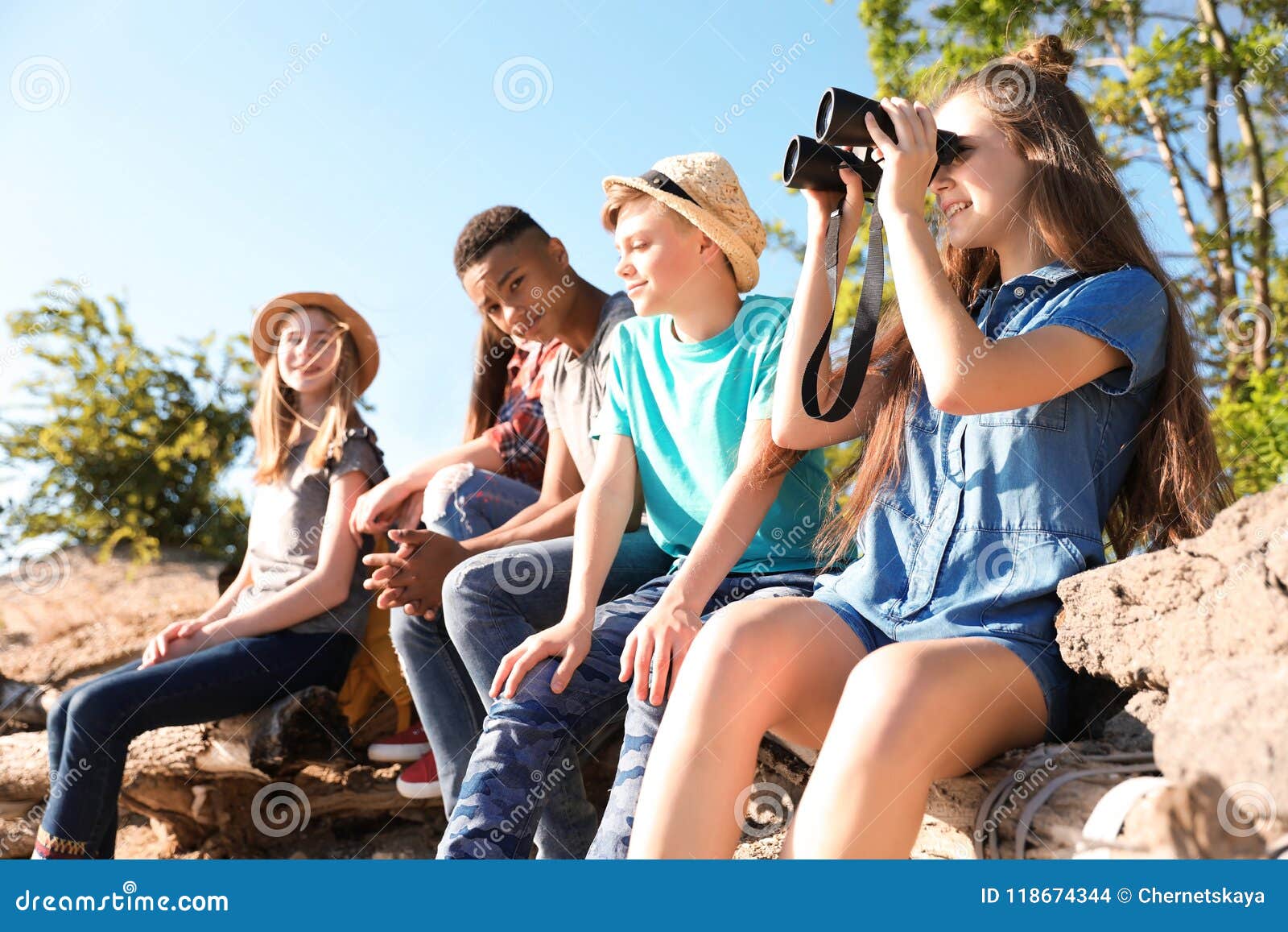 pics Summer Camp Images Free Download https www dreamstime com group children outdoors summer camp happy image118674344