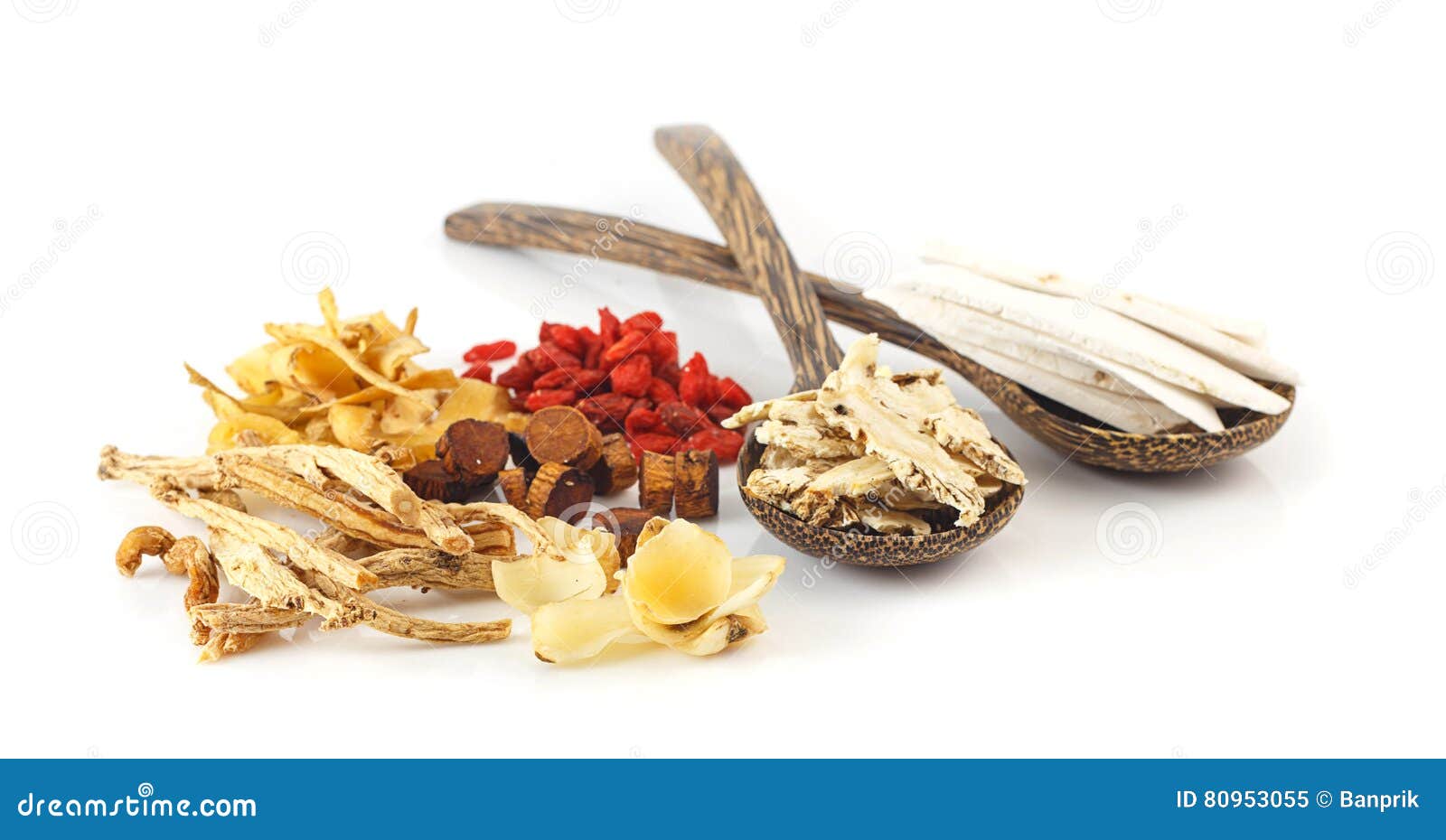 Group of Chinese Medicine Herbs Stock Image Image of herb, ingredient