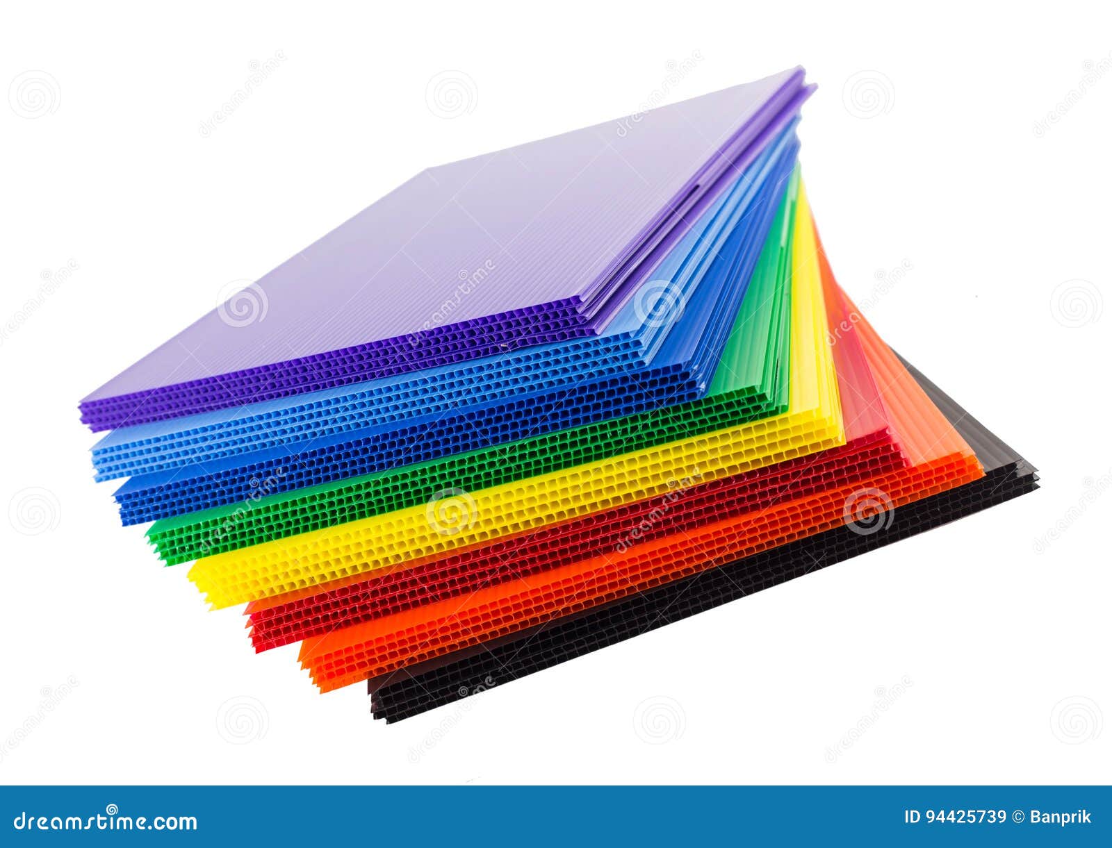 Group of Corrugated Plastics Stock Image Image of background, stack