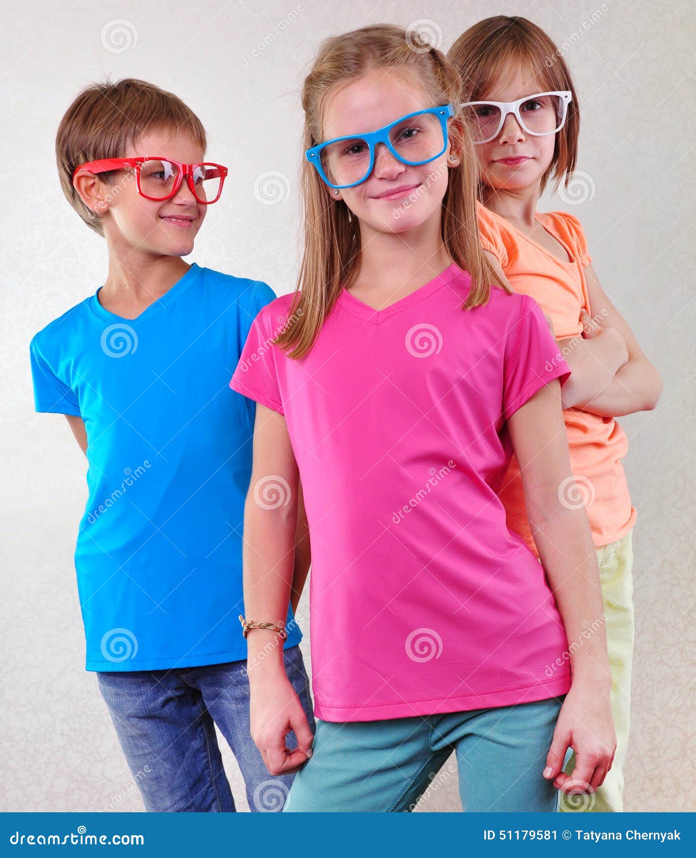 Group of Cute Kids with Eyeglasses Stock Image Image of enjoy