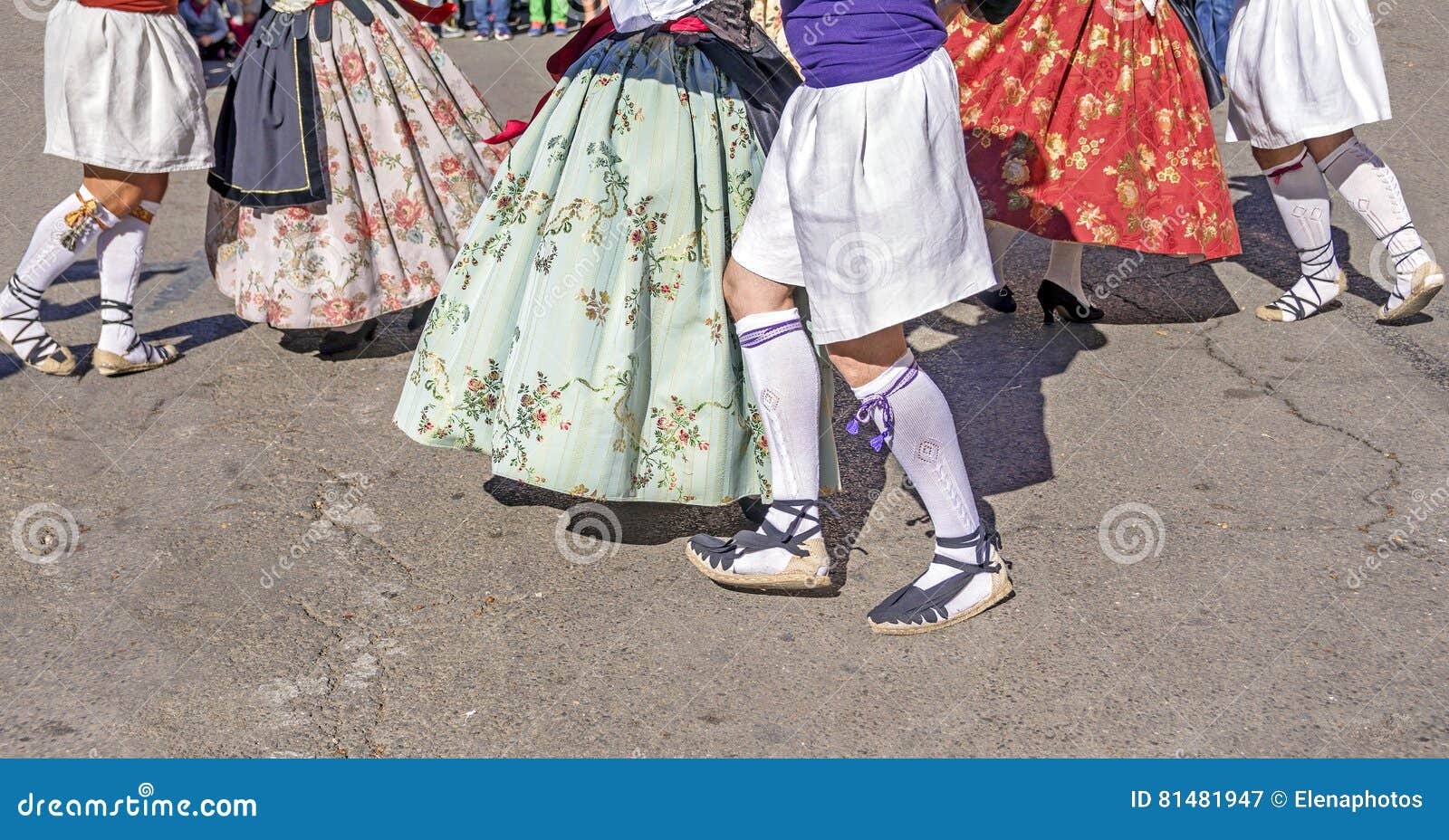 group of dancers perform a traditional spanish dance