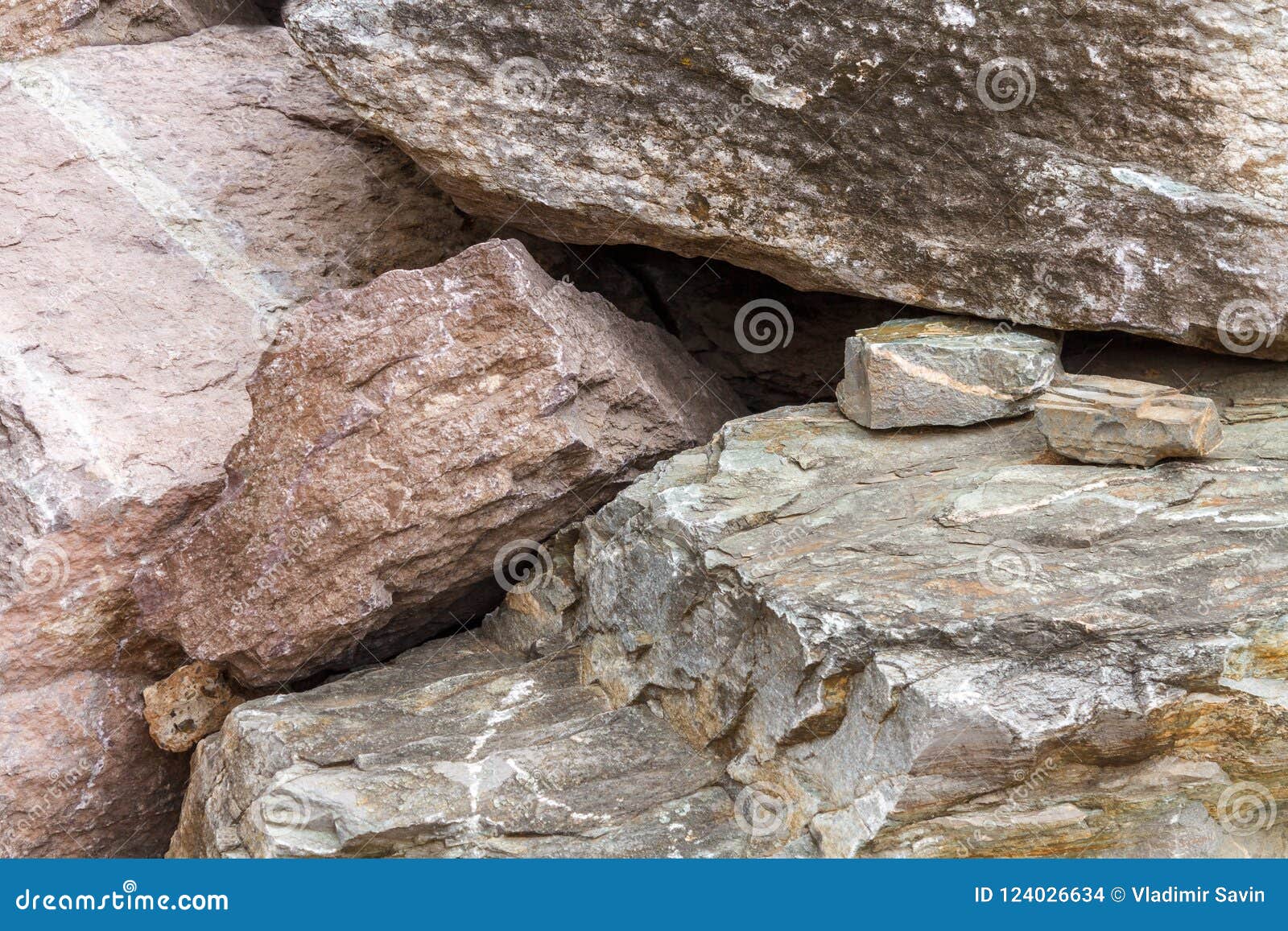 A Group Of Decorative Stones On Pebbles Stock Photo Image