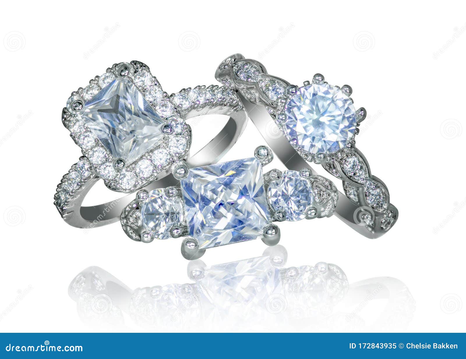 Beautiful Engagement Rings. the Captivating Charm of Rings Stock  Illustration - Illustration of band, glamorous: 278392572