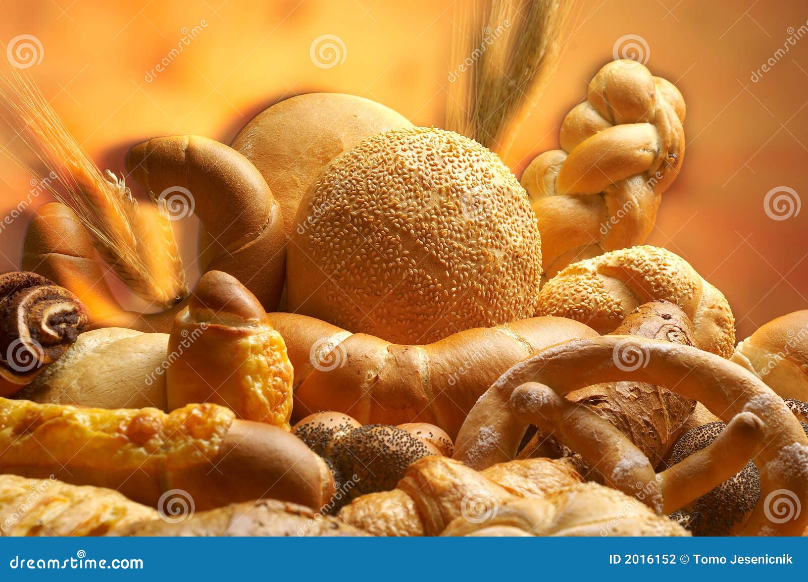 Group of Different Bread Products Stock Photo Image of warm, cereal