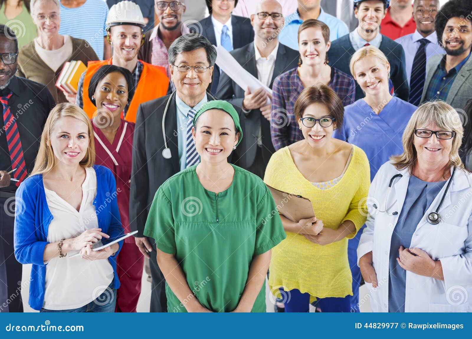Group Of Diverse People With Different Occupations Stock Photo Image